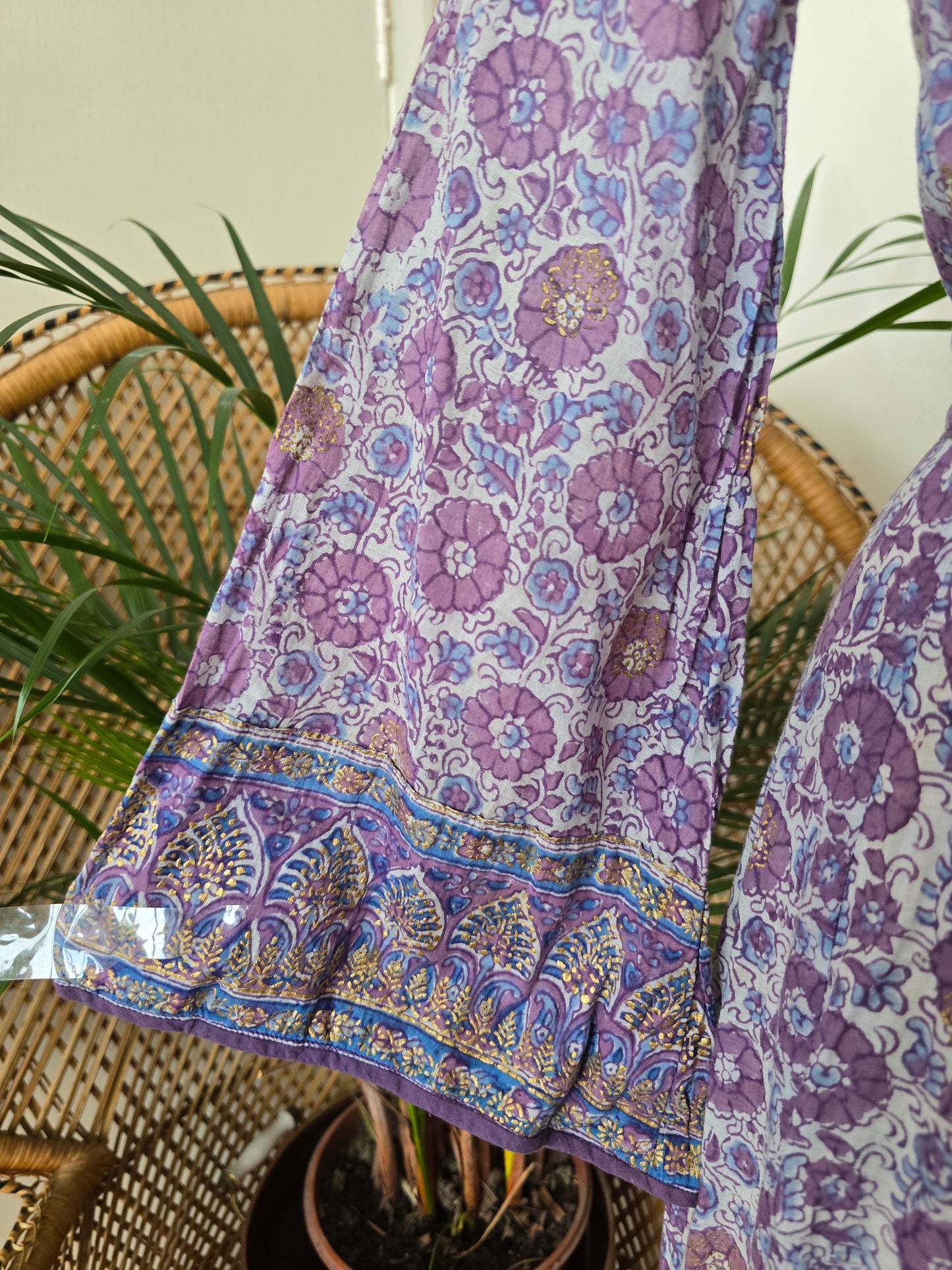 Vintage Anokhi indian 70s maxi dress