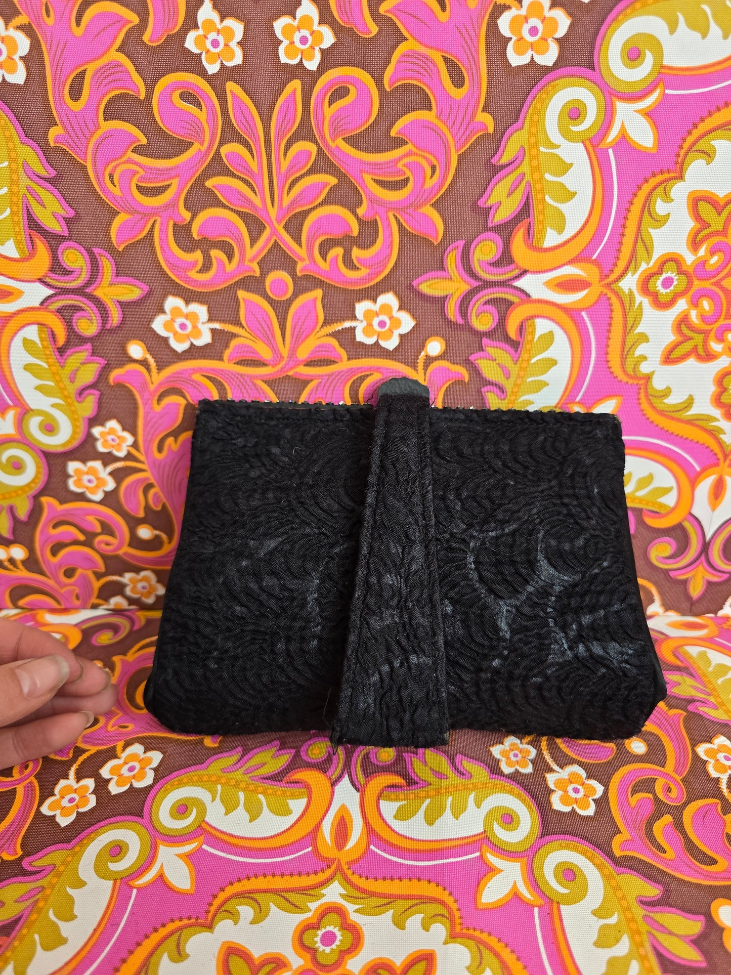 Vintage 50s clutch purse bag