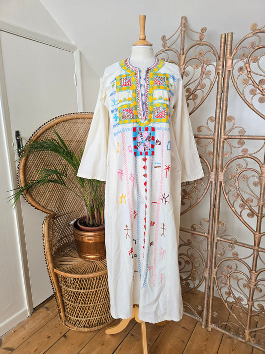 Vintage Egyptian kaftan dress