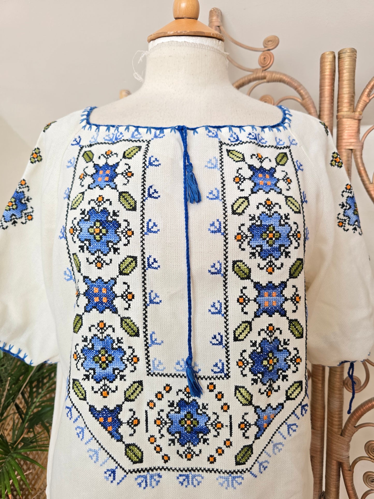 Vintage embroidered blouse
