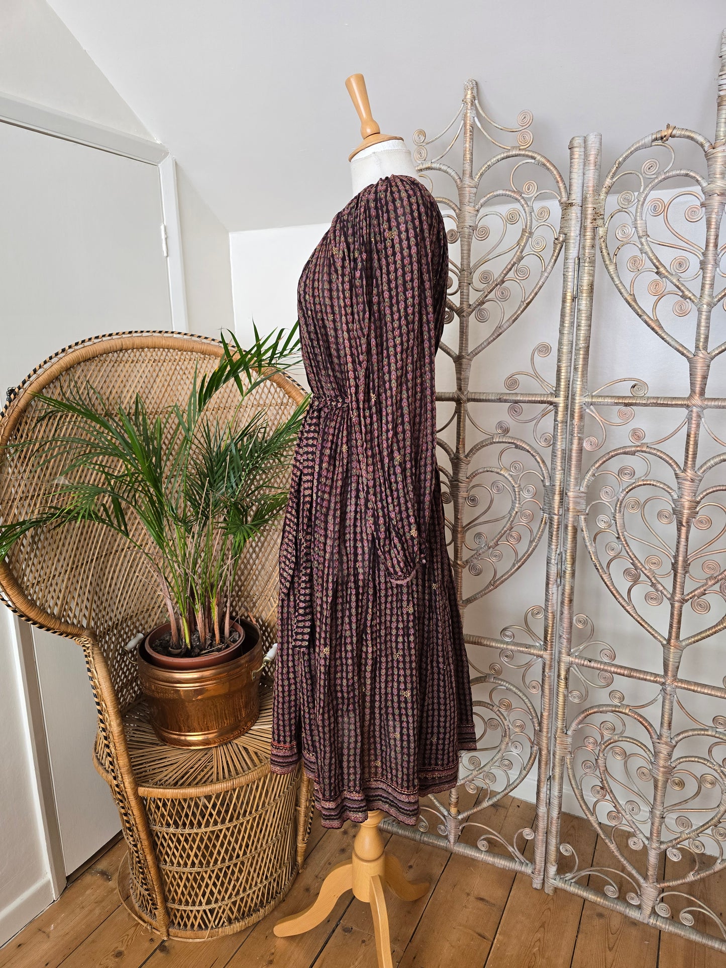Vintage Adini Indian dress