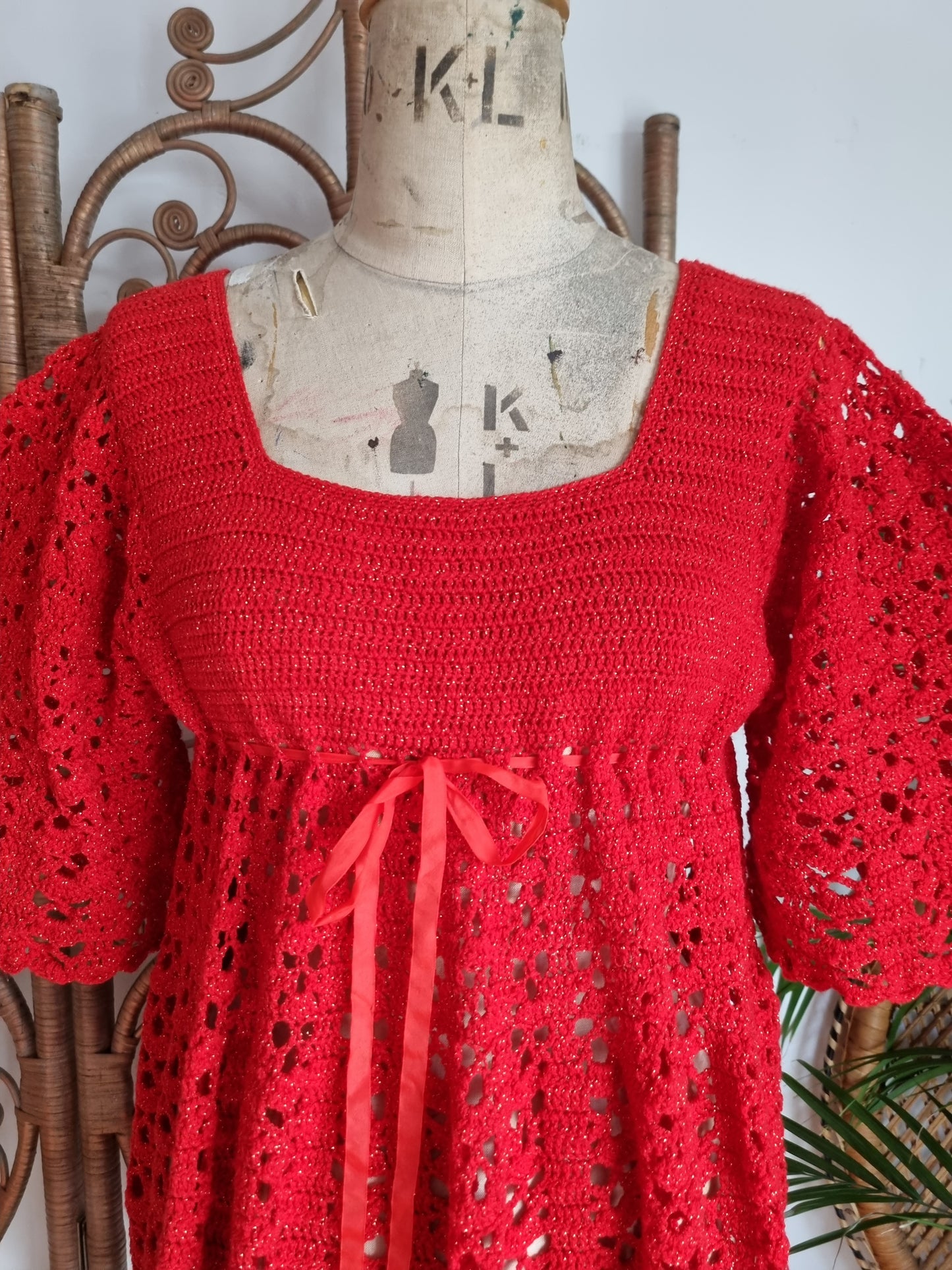 Vintage crochet tunic