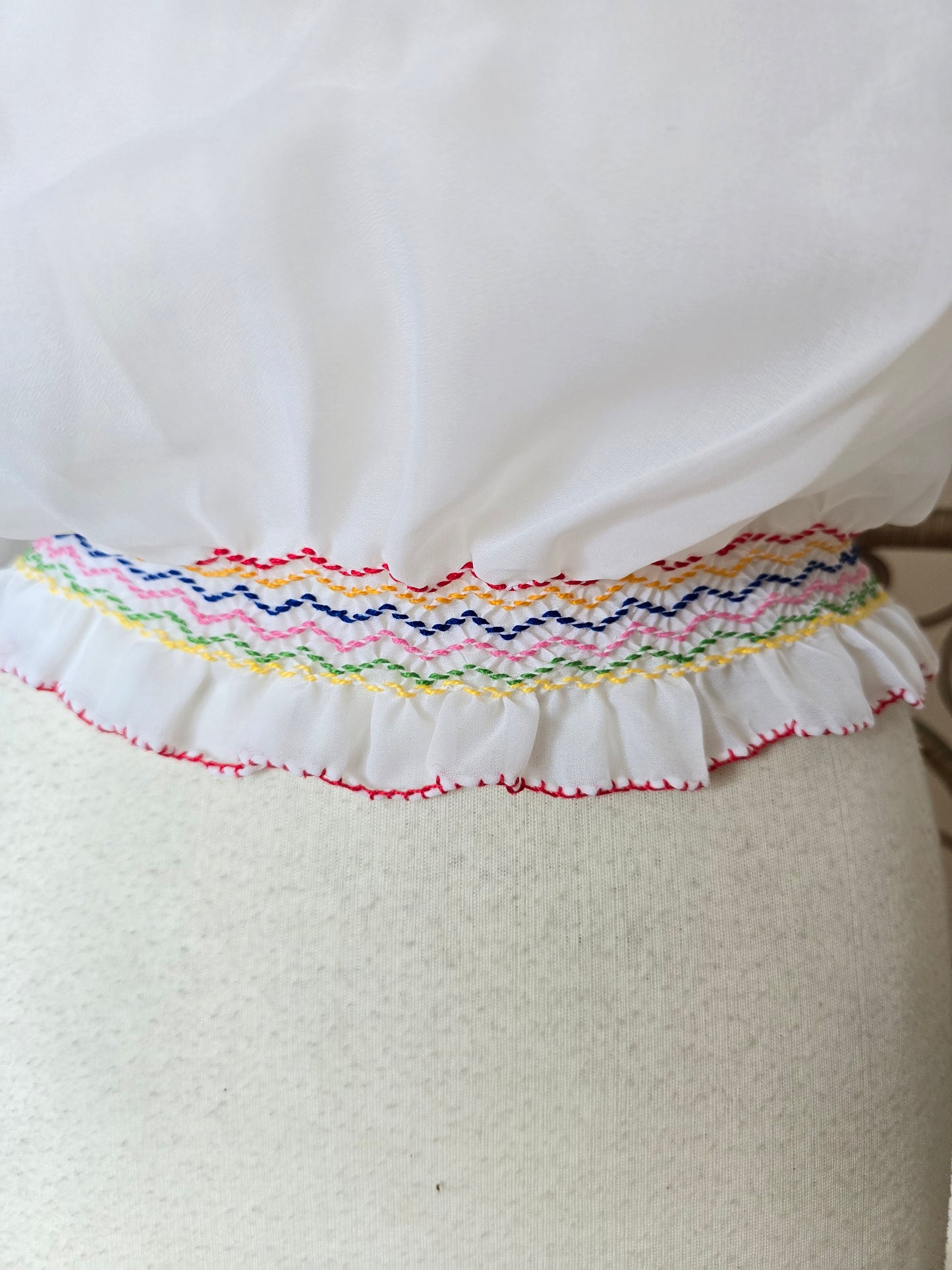 Vintage embroidered blouse