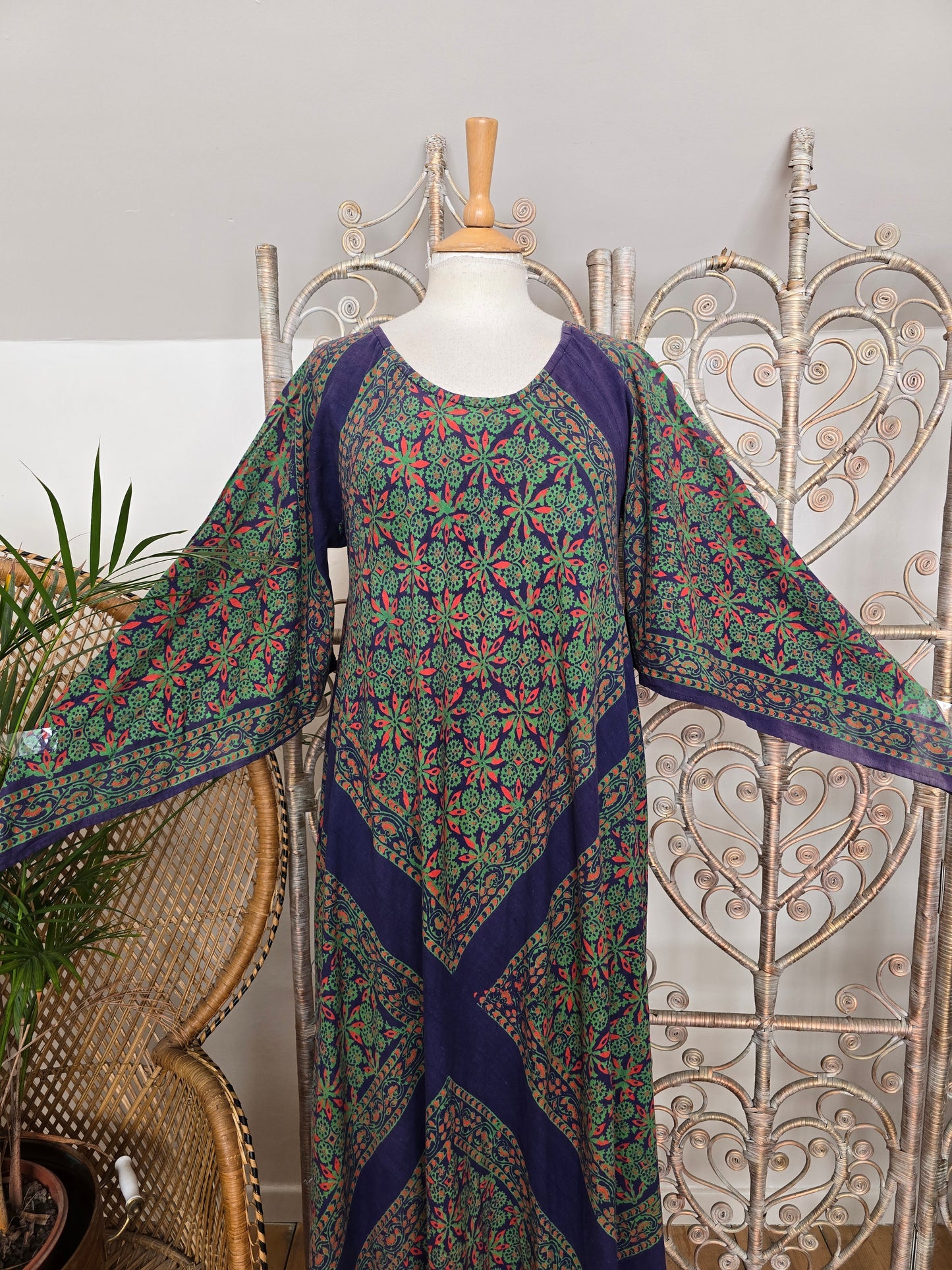 Vintage indian maxi dress