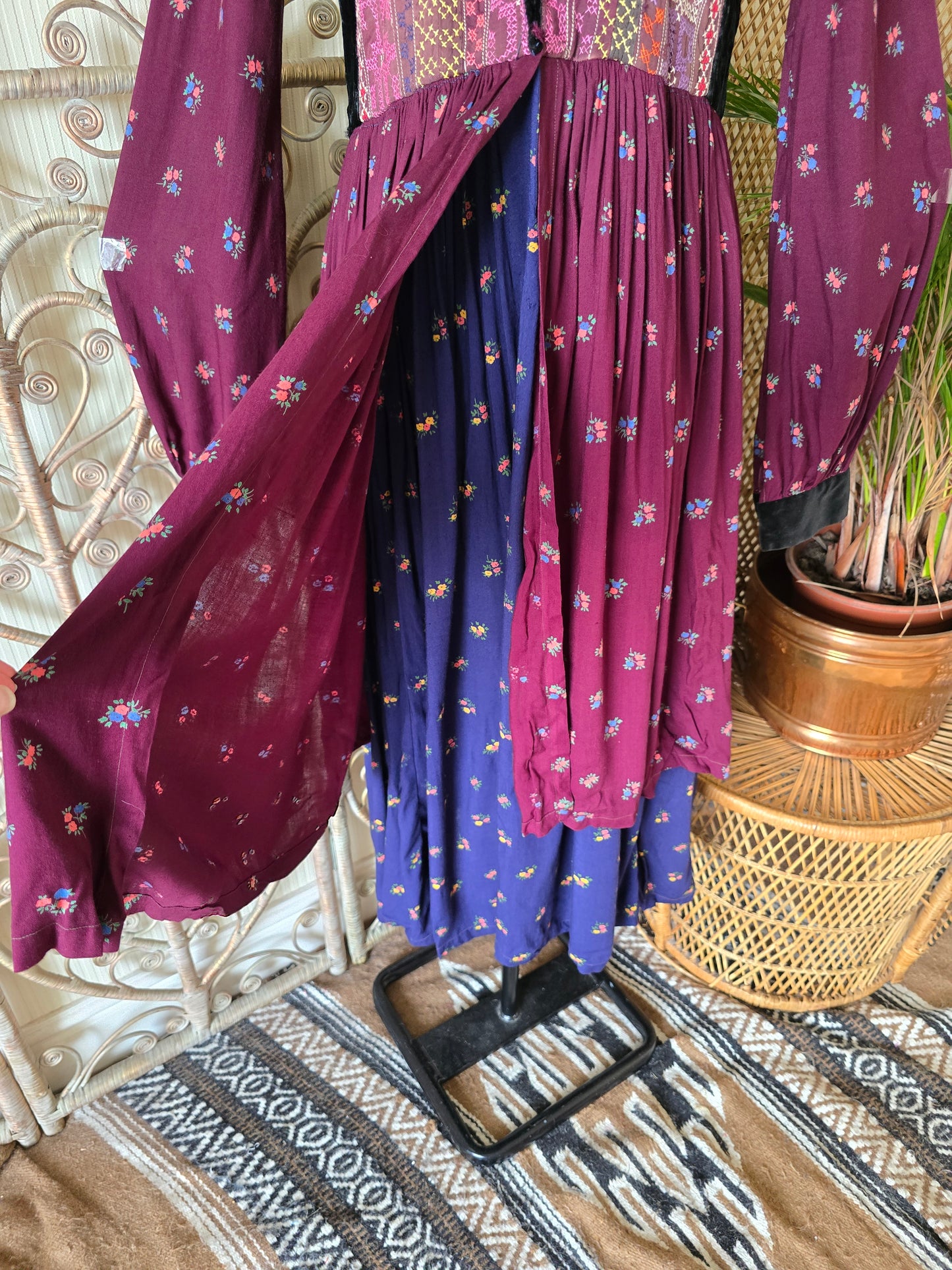 Vintage embroidered dress