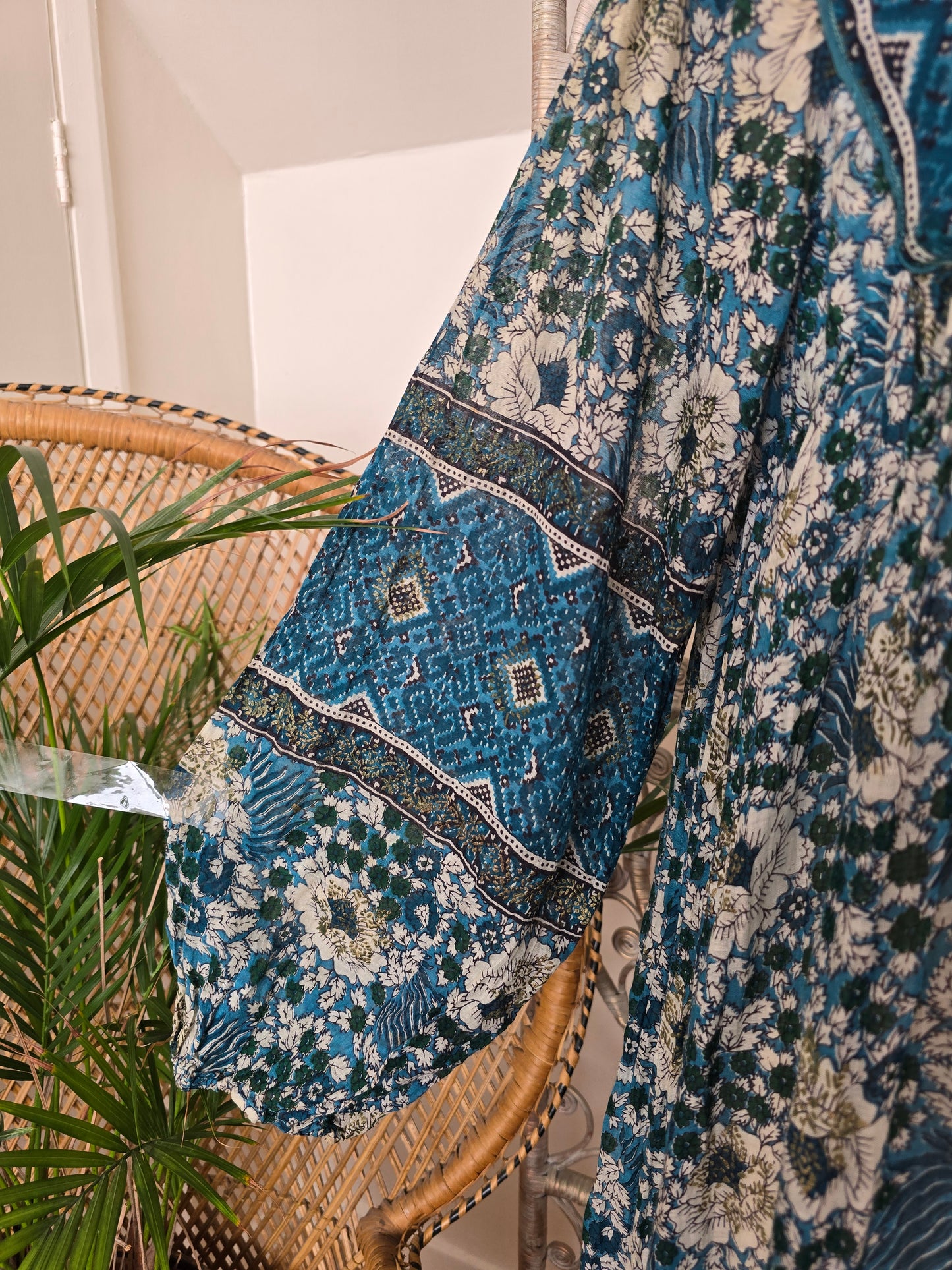 Vintage Mina of London Indian cotton dress
