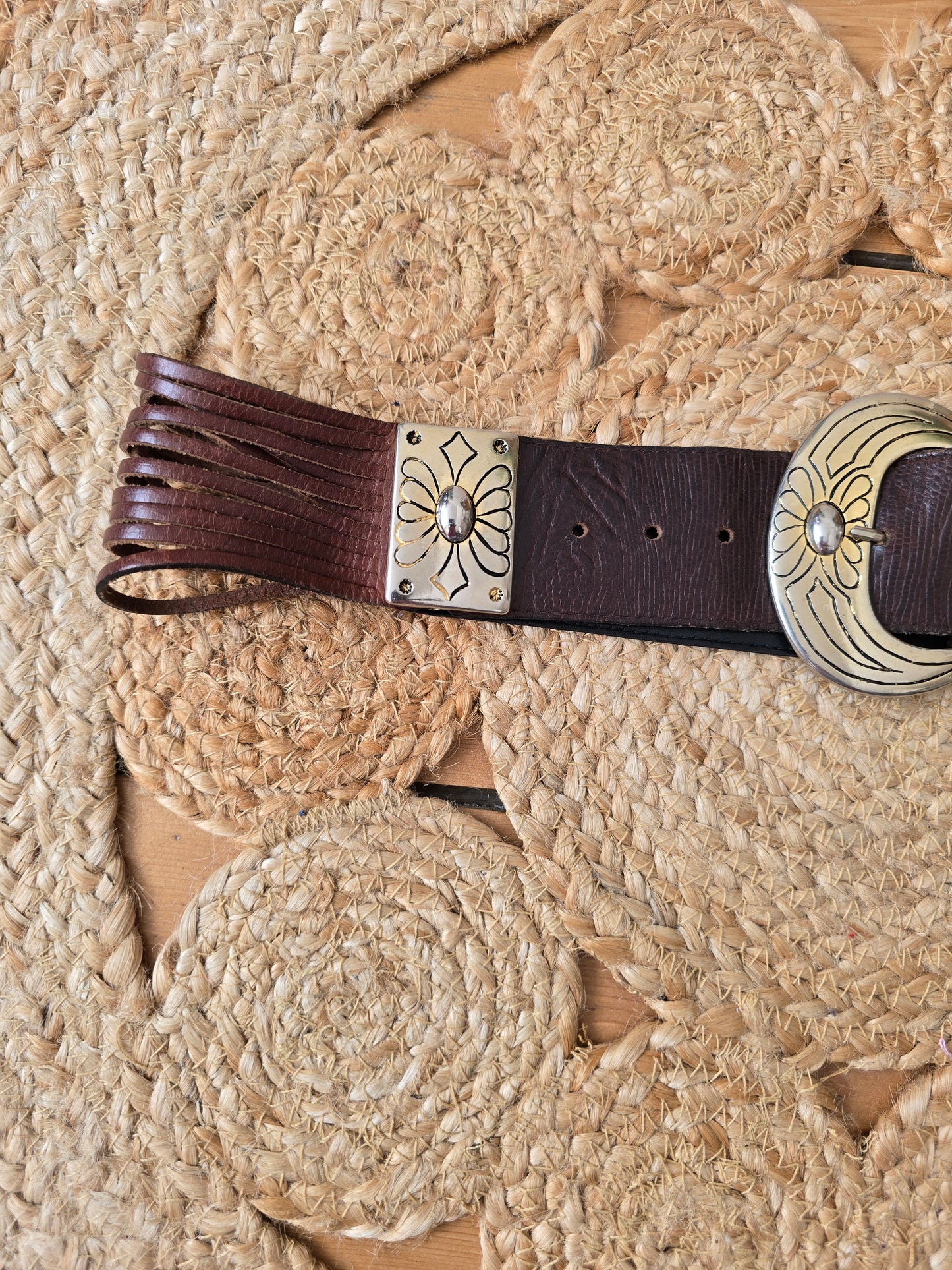 Vintage leather belt