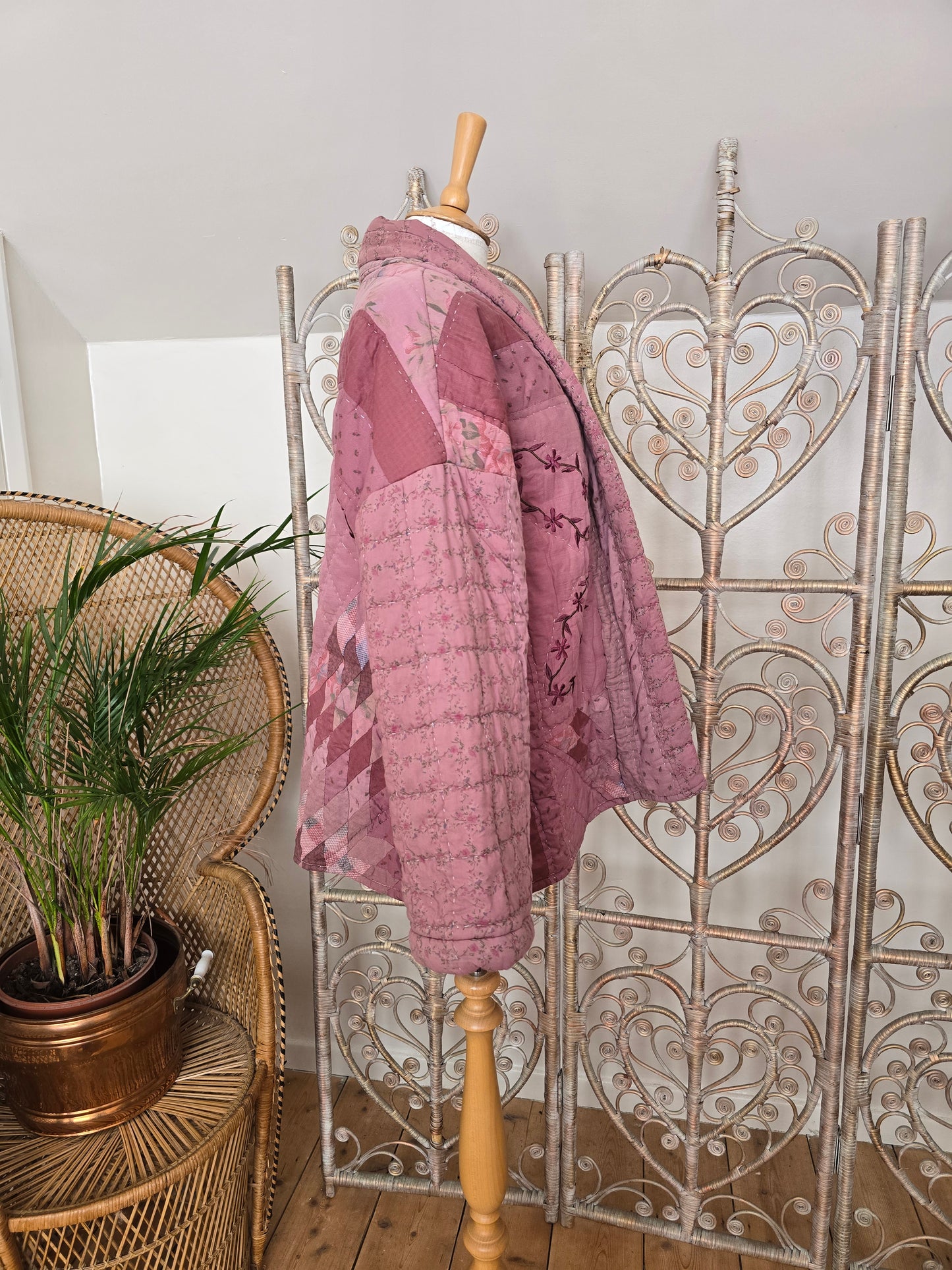 Vintage handmade quilted jacket