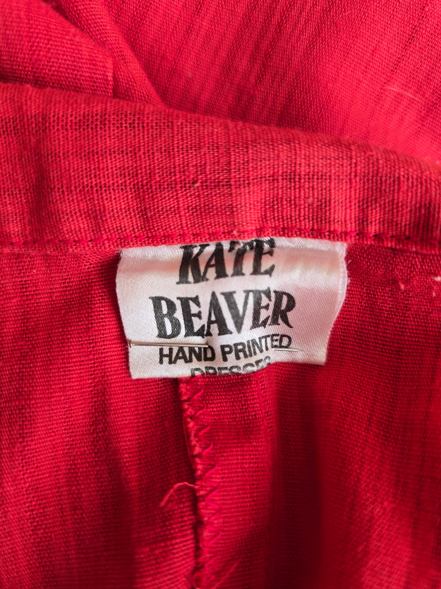 Vintage Kate Beaver 70s balloon sleeves dress