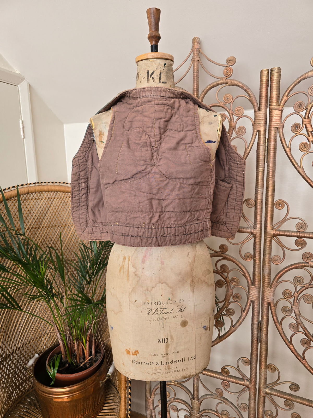 Vintage Antique Turkish velvet waistcoat