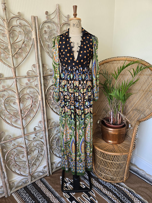 Vintage maxi 70s dress