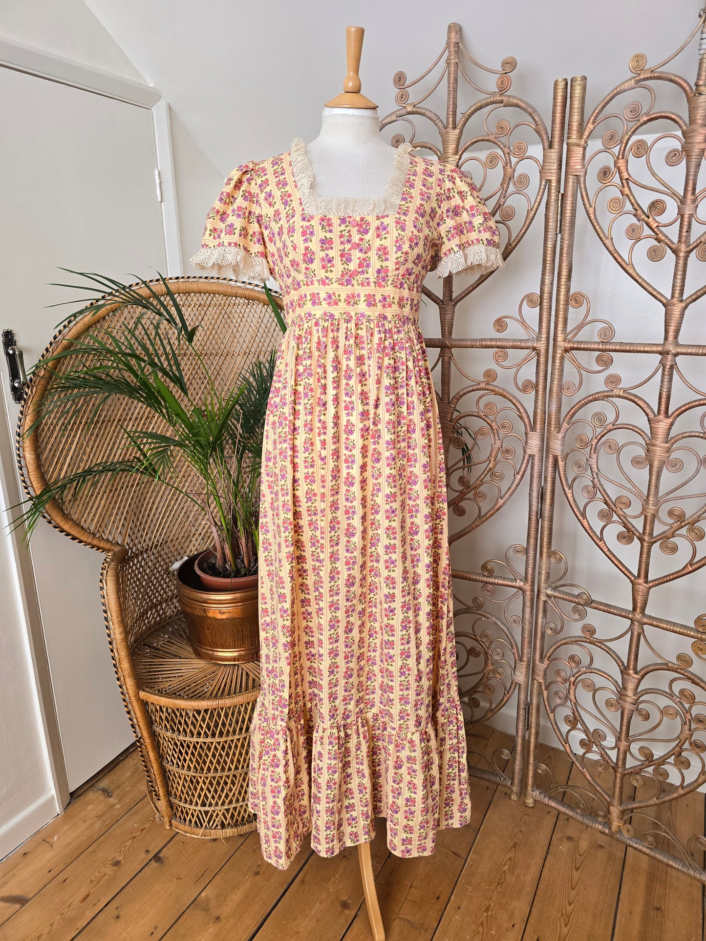 Vintage 70s Samuel Sherman maxi dress