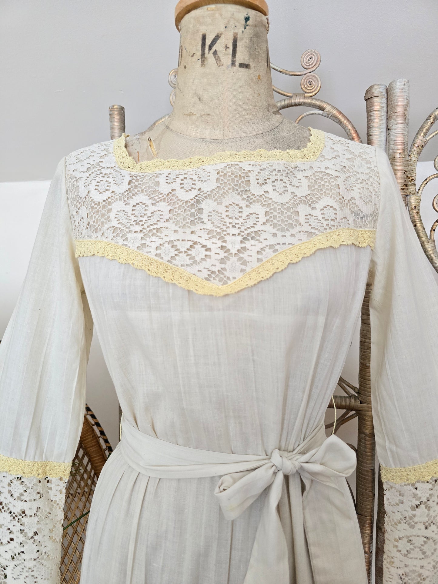 Vintage maxi 70s dress