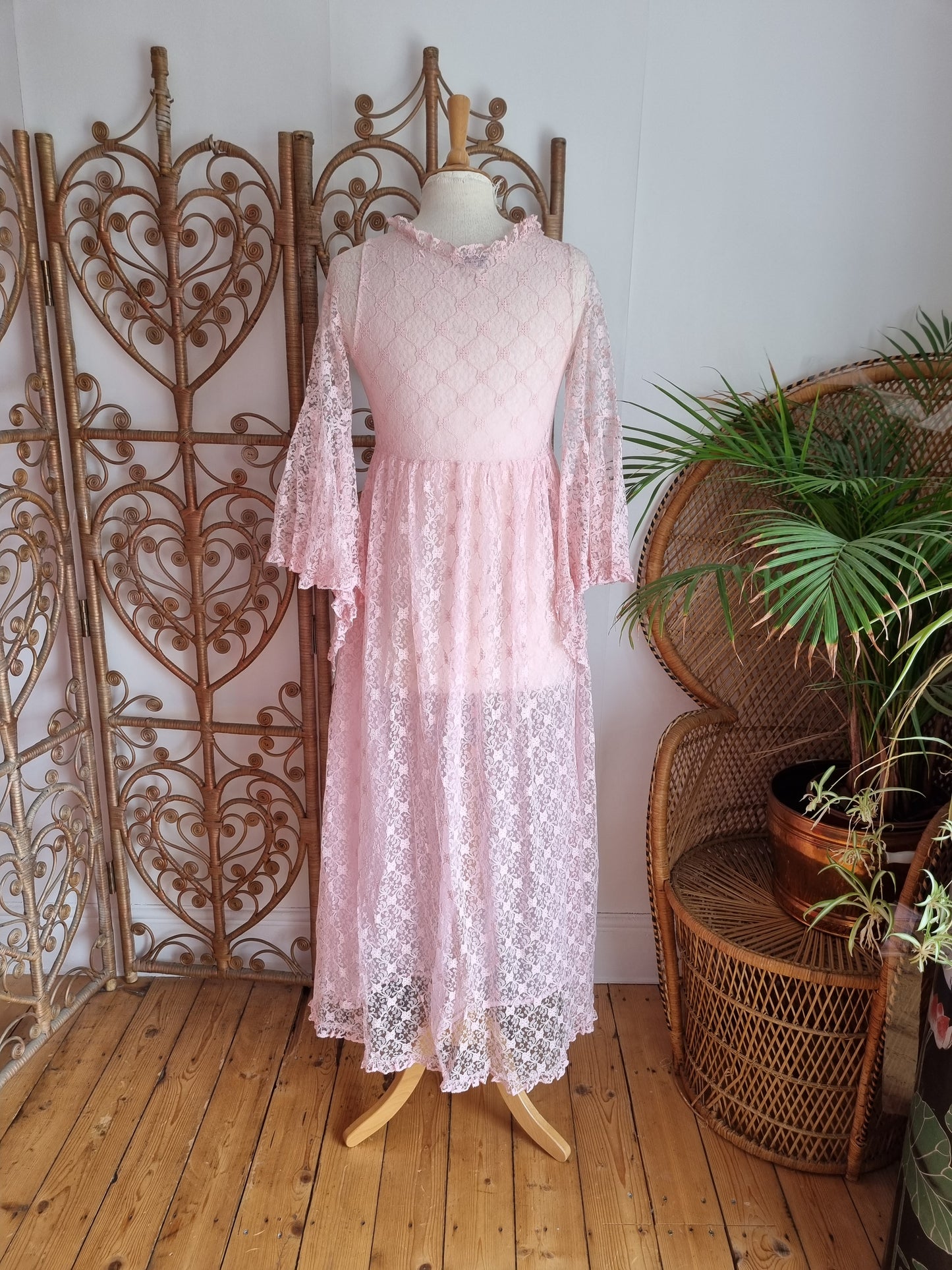 Vintage lace Richards shop dress S