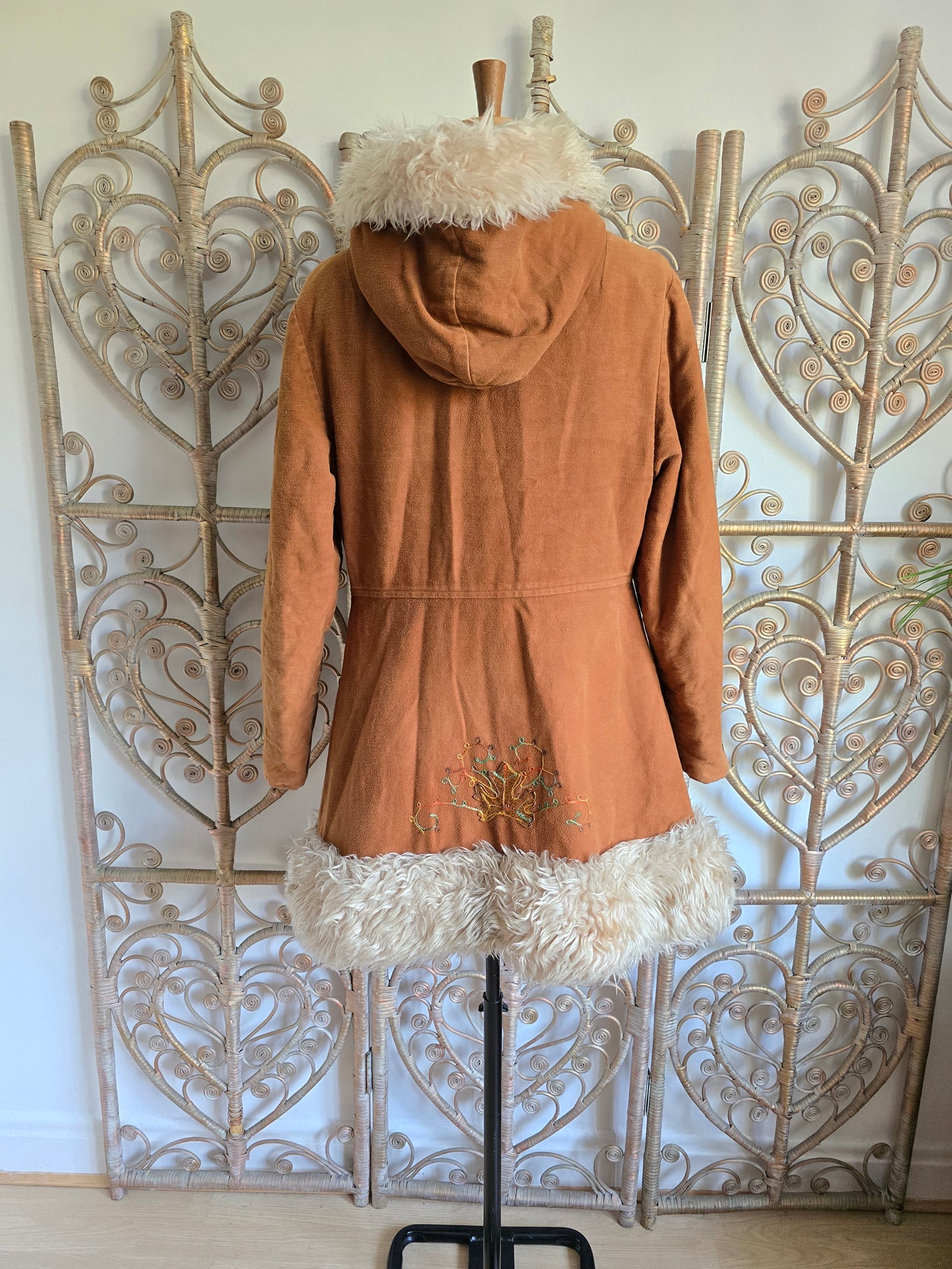 Vintage 70s hooded coat