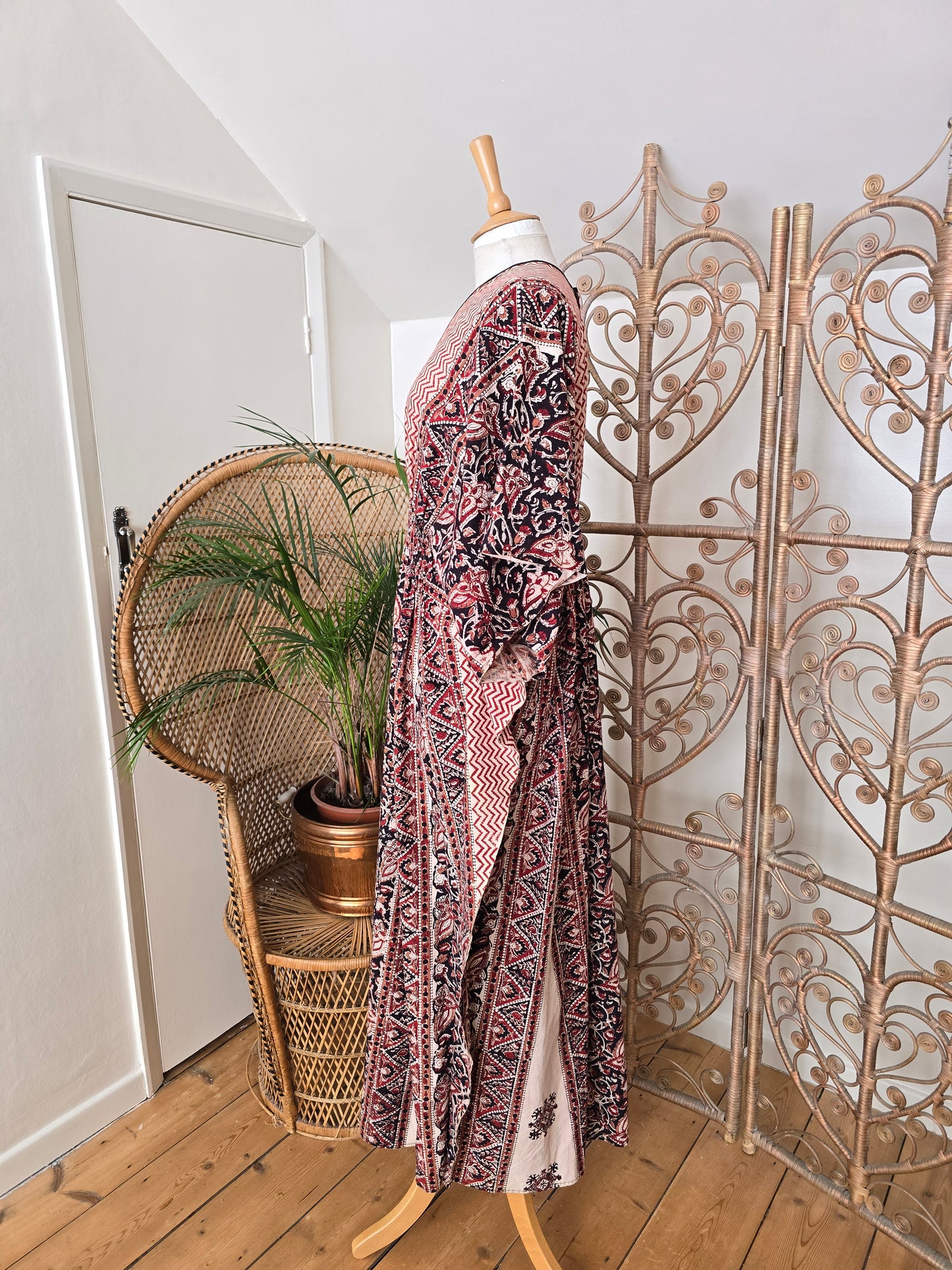 Vintage indian kaftan dress