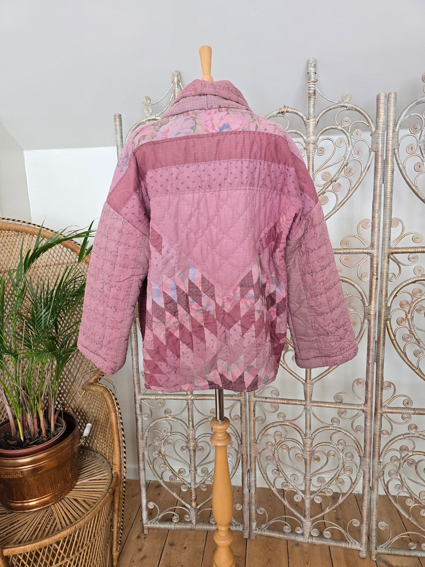 Vintage handmade quilted jacket