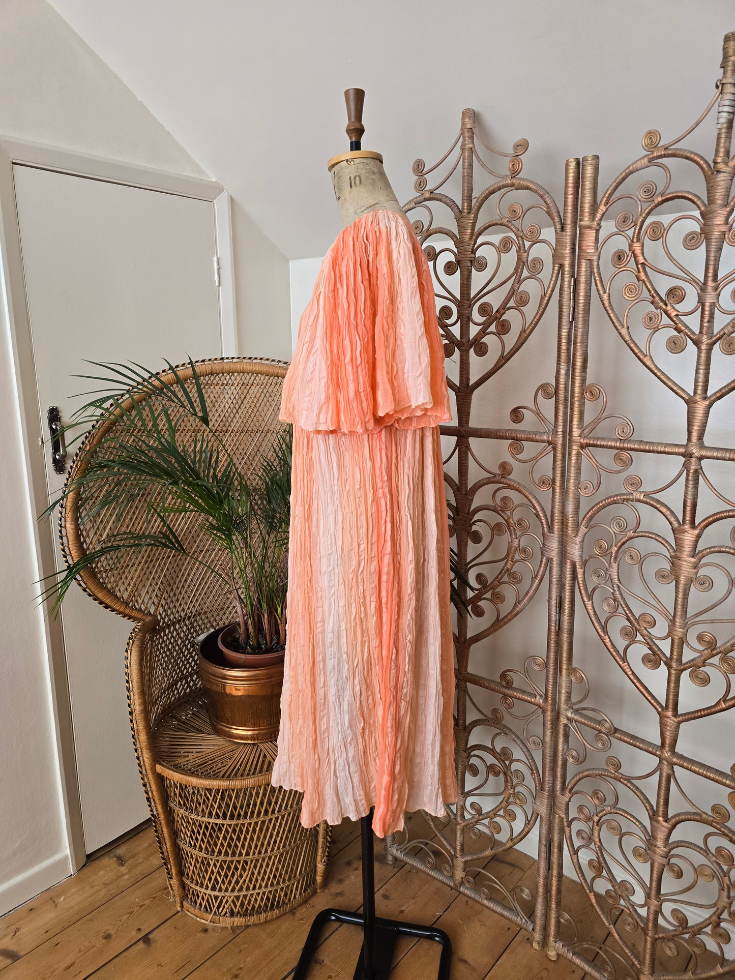 Vintage Max Morgan greek smock dress