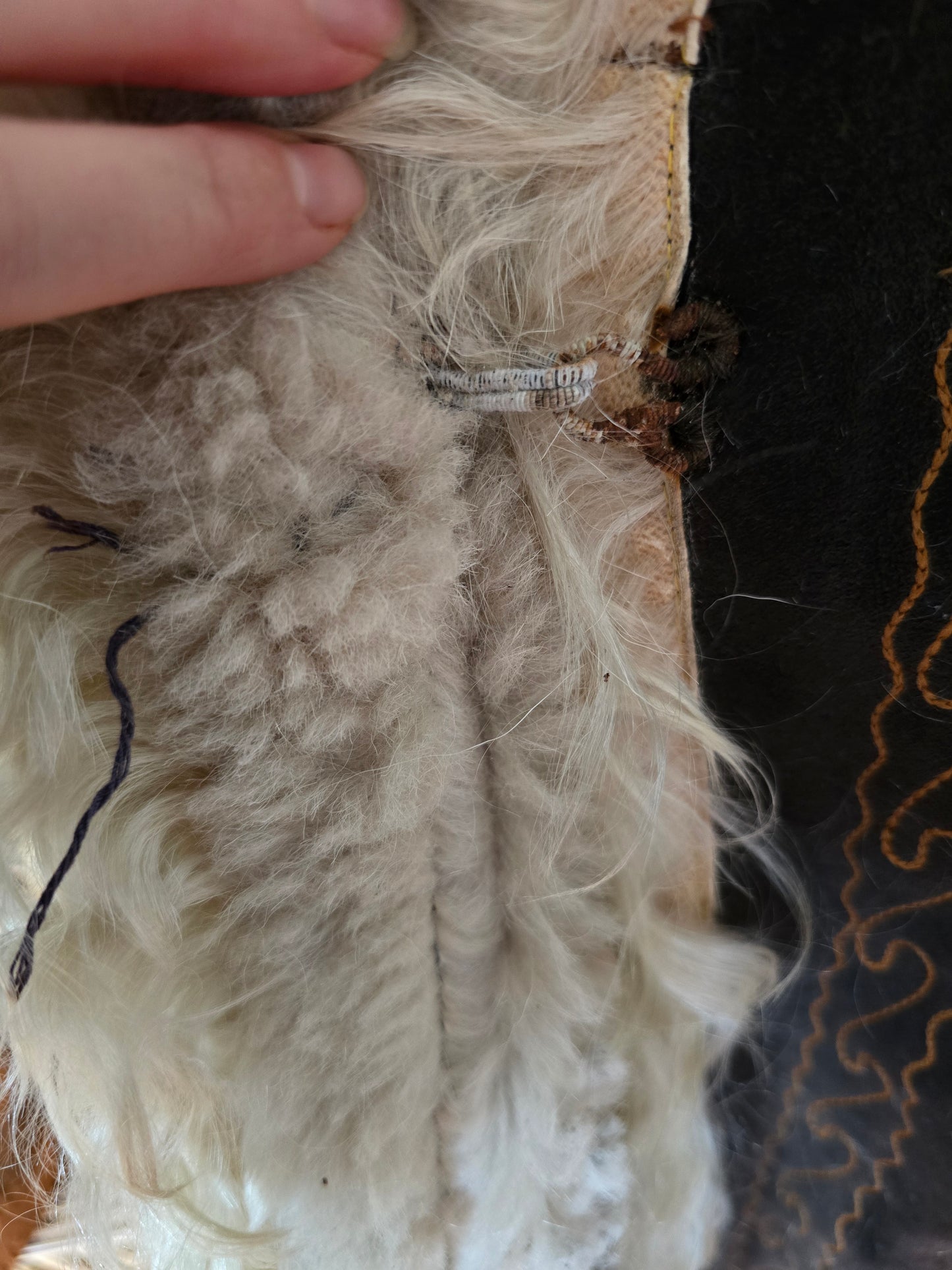 Vintage embroidered Afghan coat