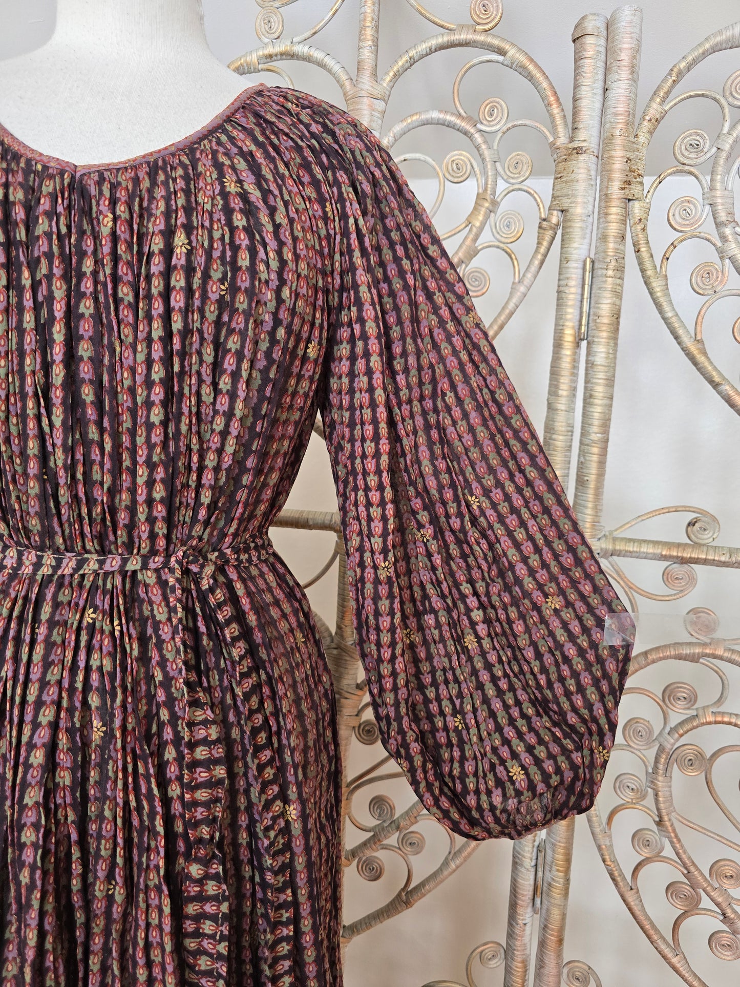 Vintage Adini Indian dress