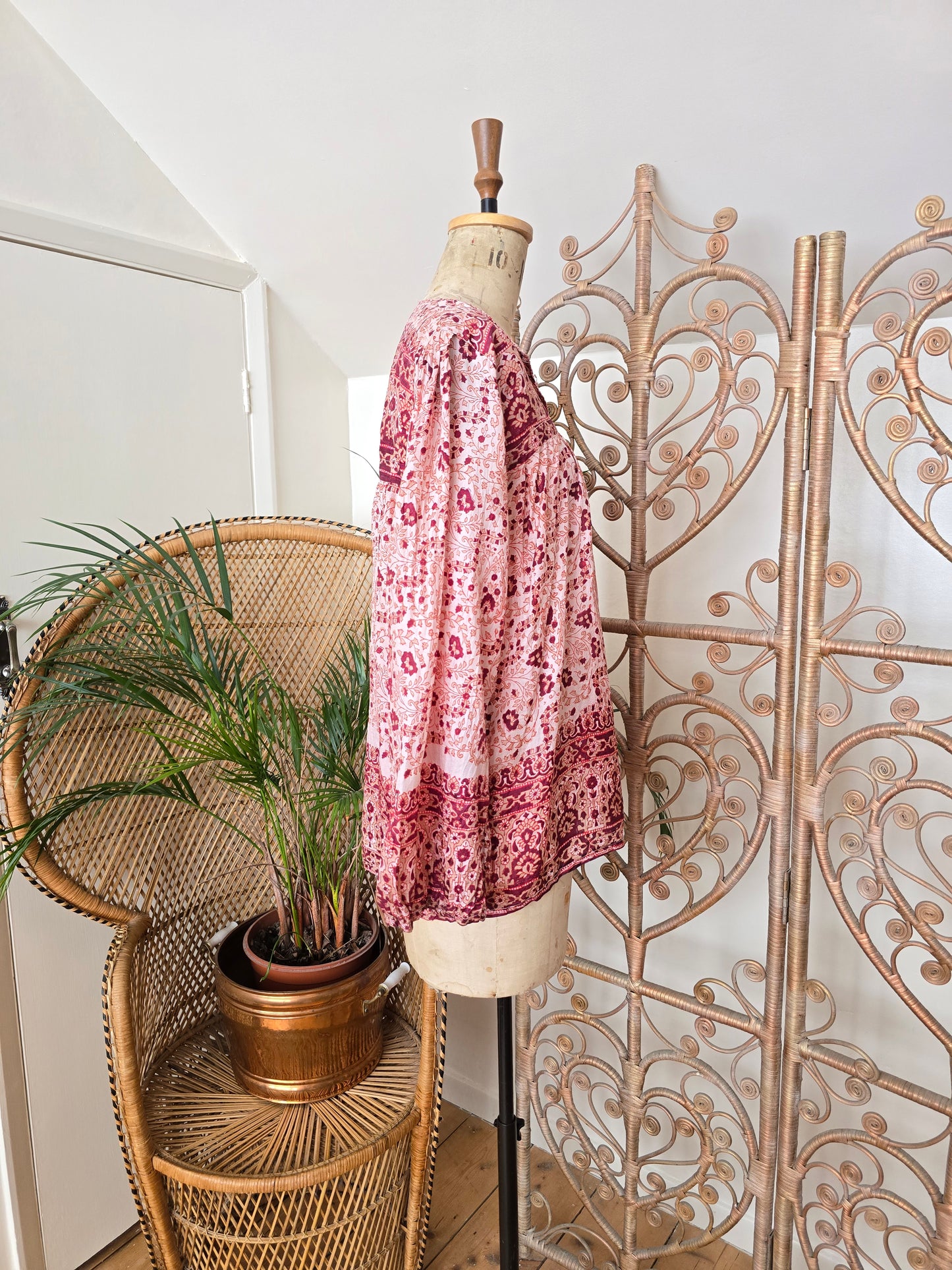 Vintage silk Indian blouse