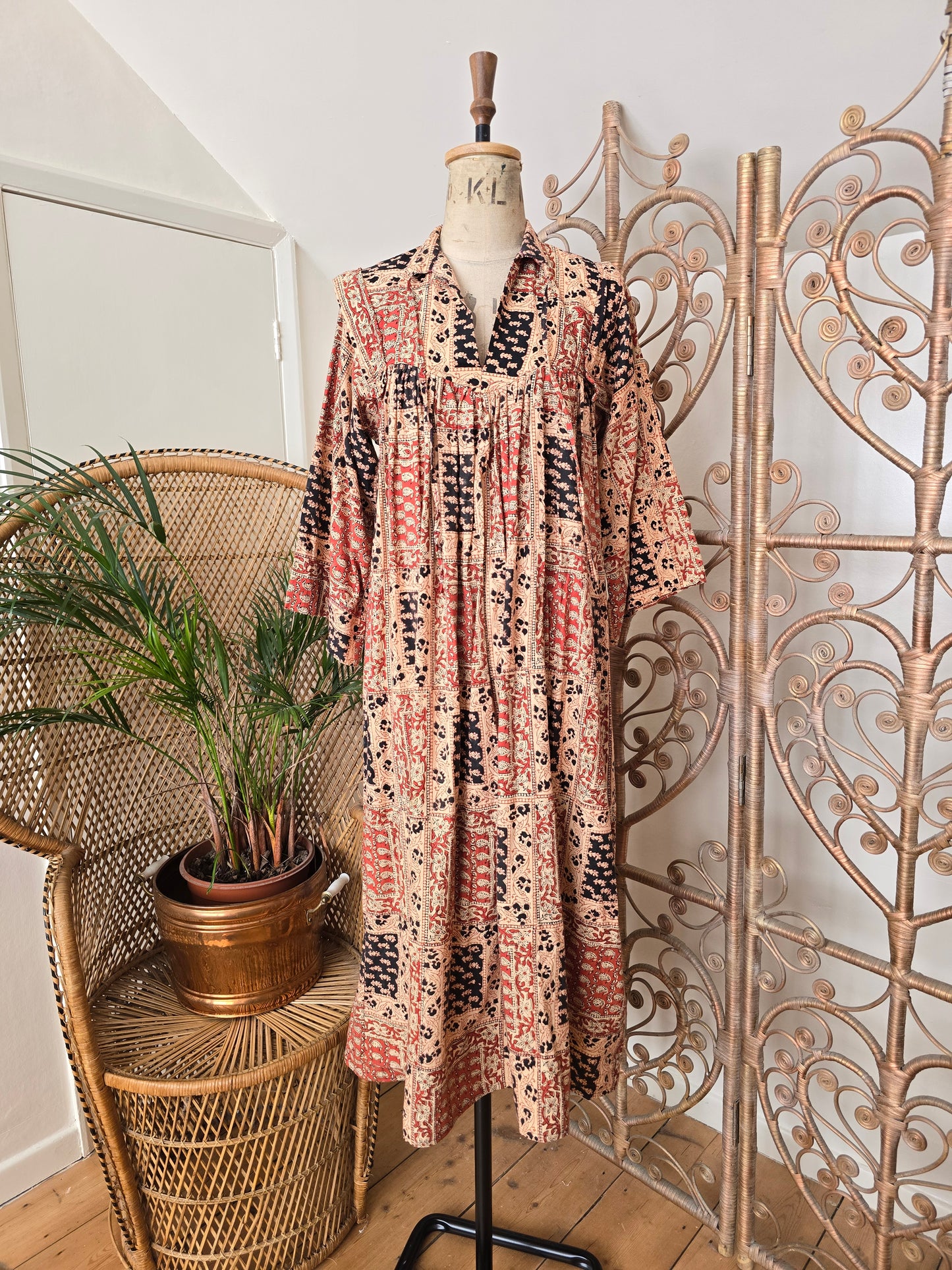 Vintage indian 70s dress