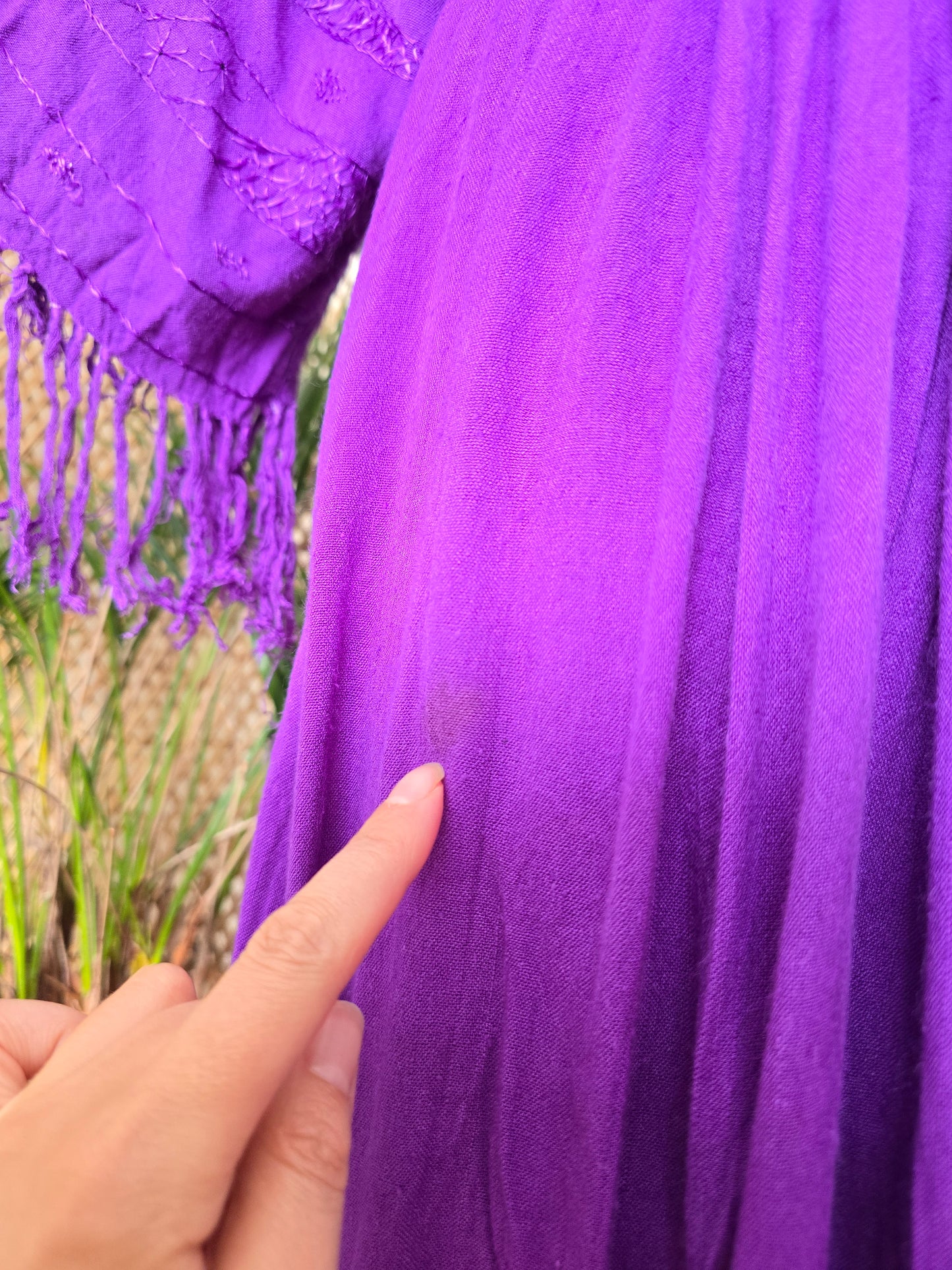 Vintage embroidered dress