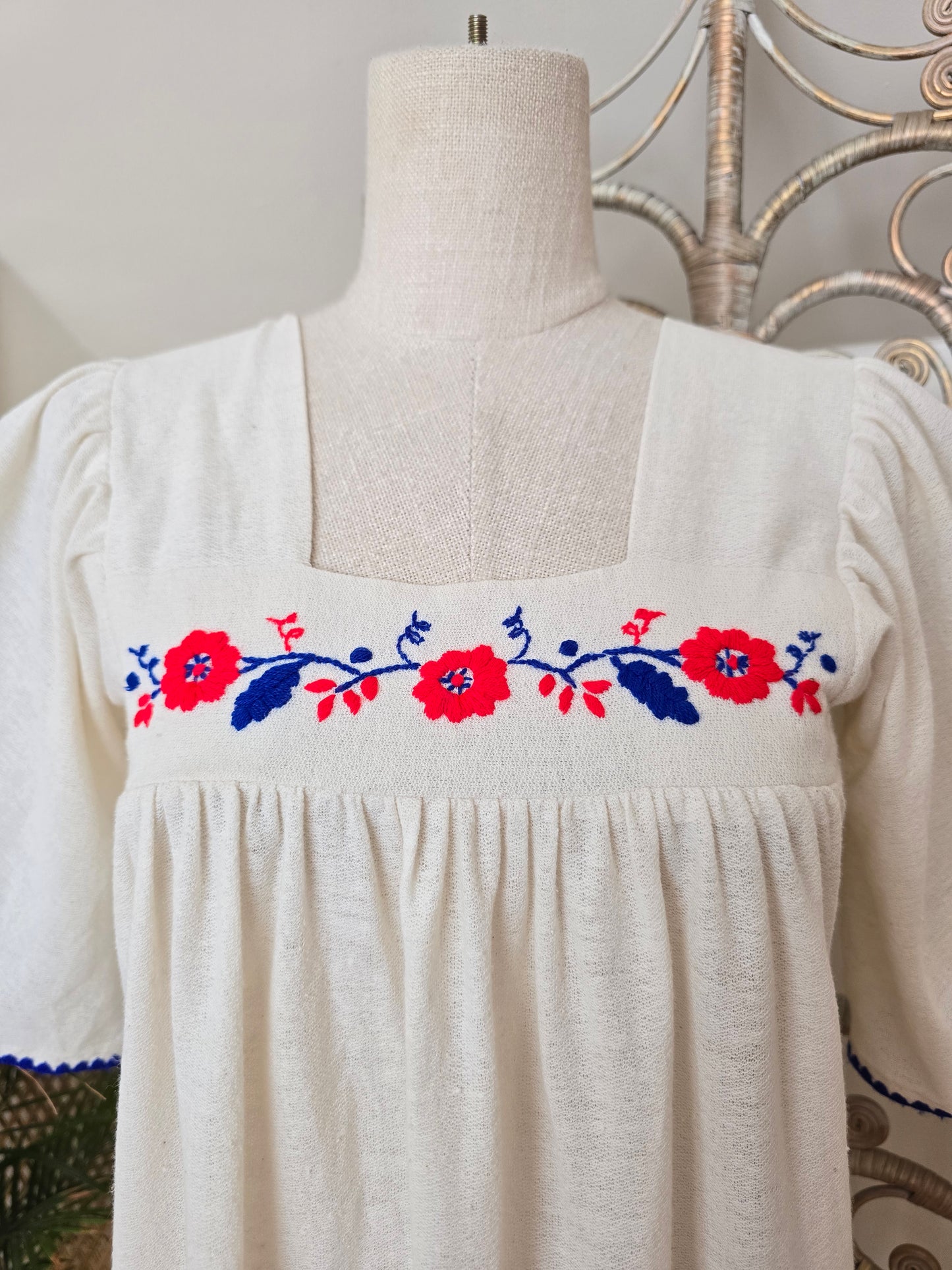 Vintage embroidered blouse