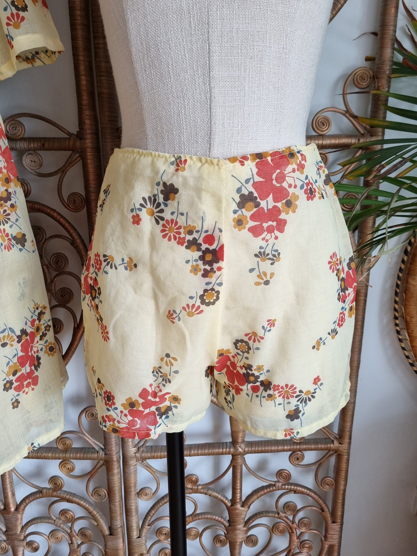 Vintage two piece dress shorts