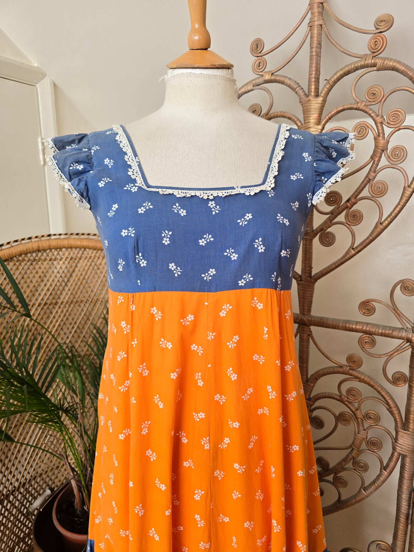 Vintage 70s maxi dress