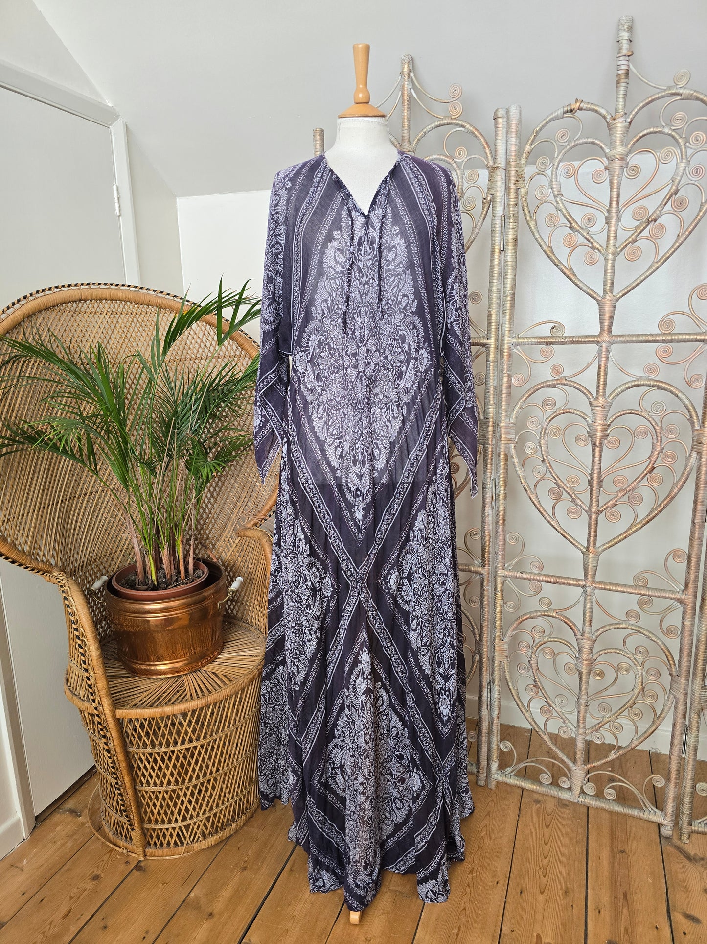 Vintage indian 70s dress