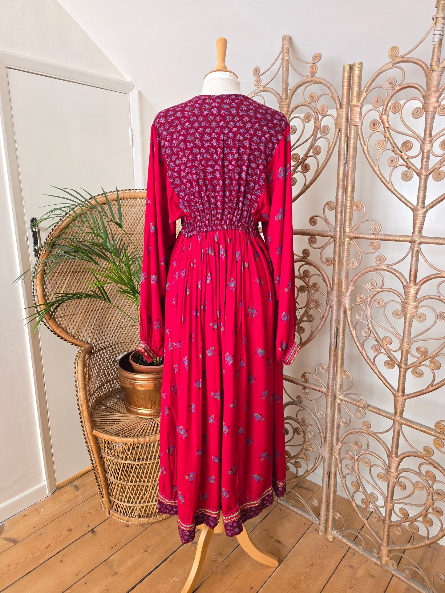 Vintage embroidered Afghan dress