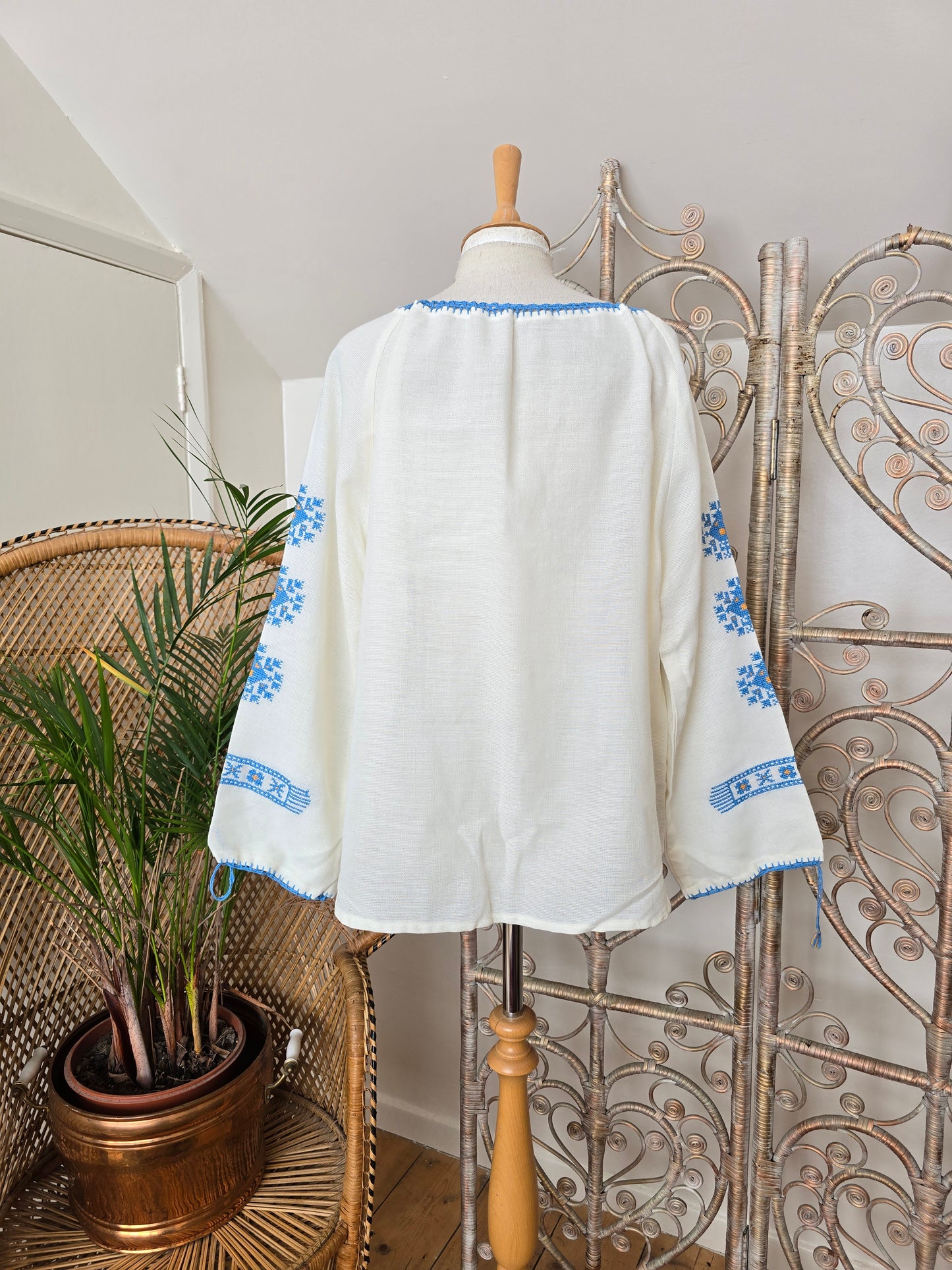 Vintage embroidered blouse