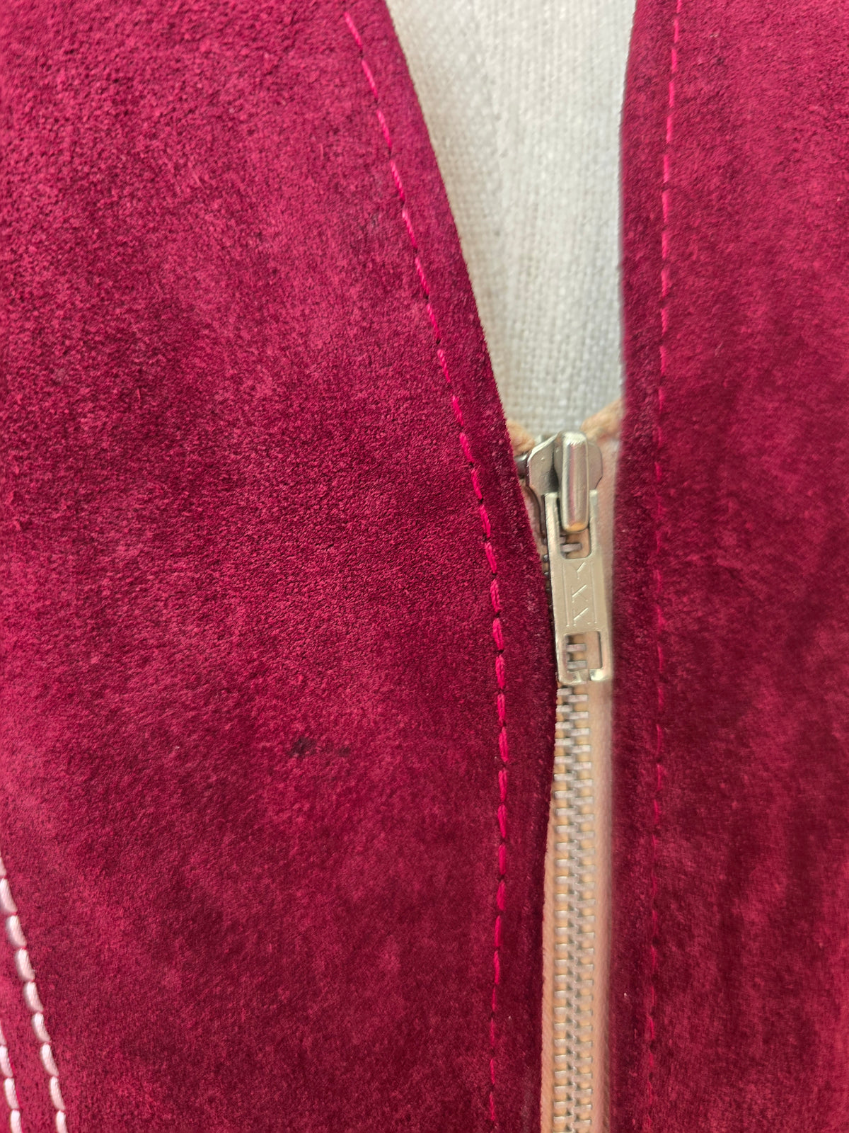 Vintage suede tunic