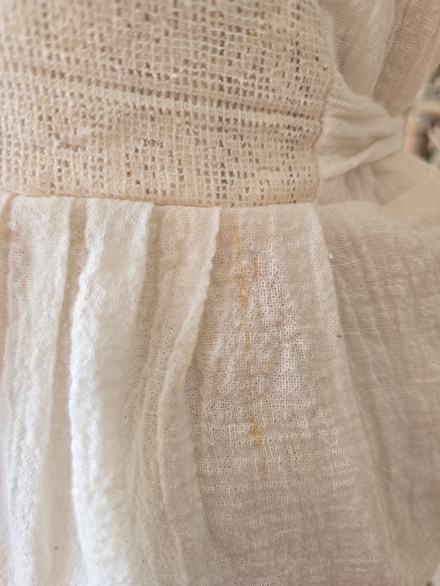 Vintage cheesecloth cotton blouse