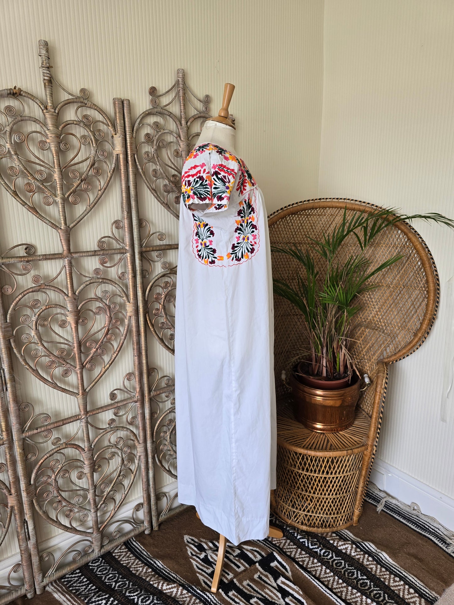 Vintage mexican maxi dress