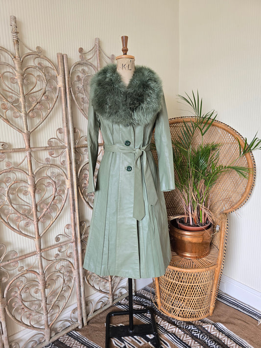 Vintage 70s leather coat