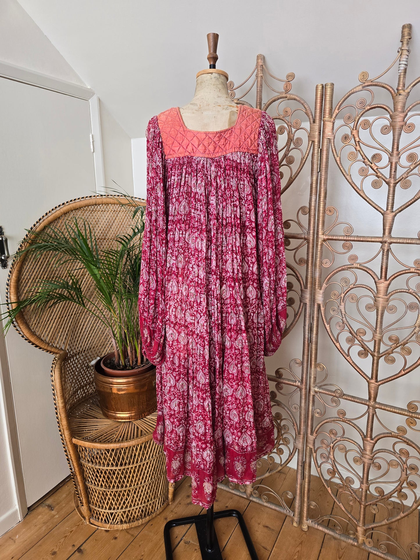 Vintage Indian cotton dress