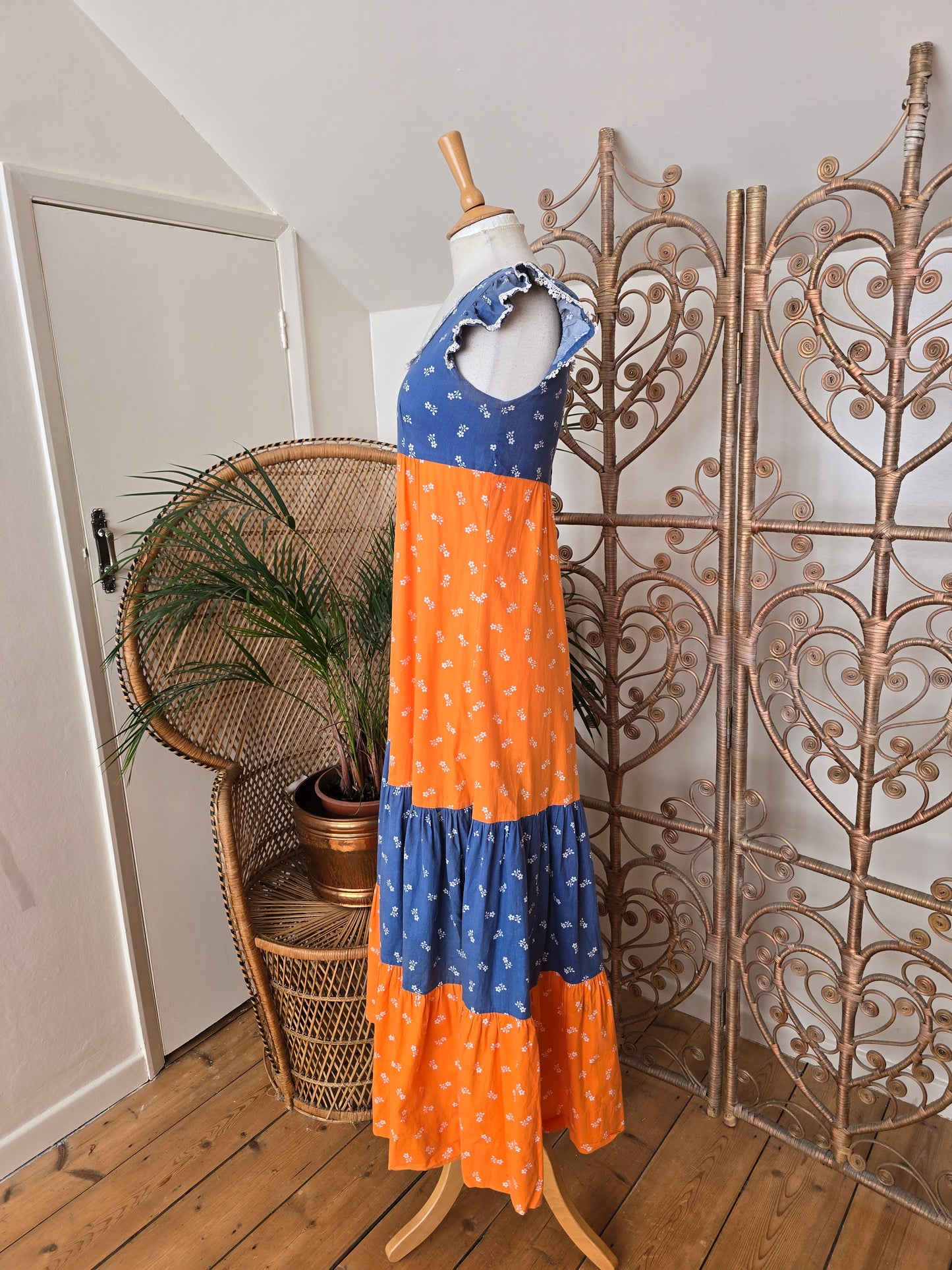 Vintage 70s maxi dress