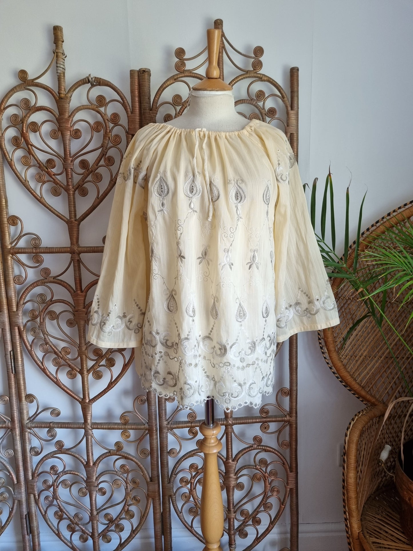 Vintage embroidered blouse