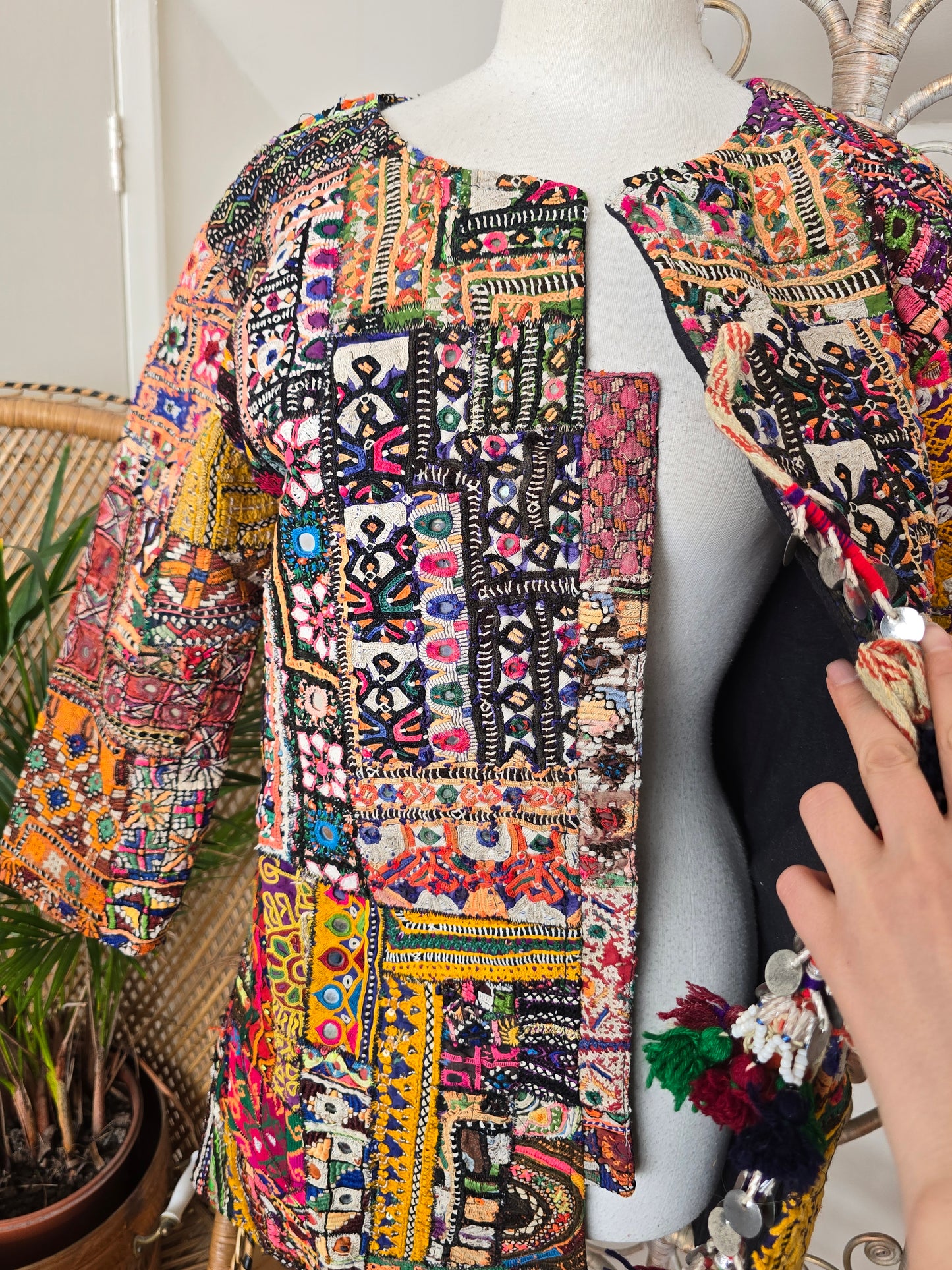 Vintage embroidered ethnic jacket