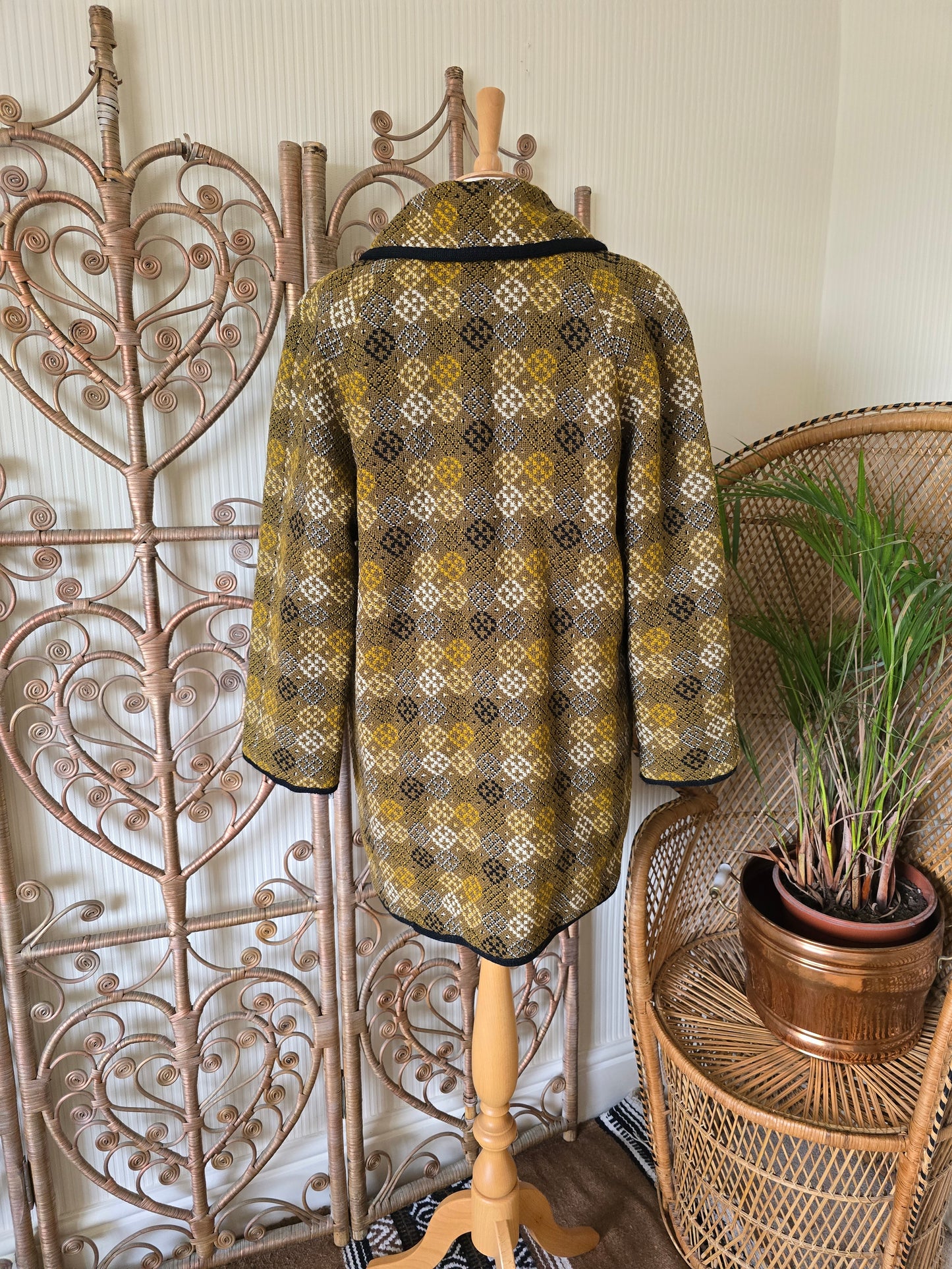 Vintage welsh tapestry coat