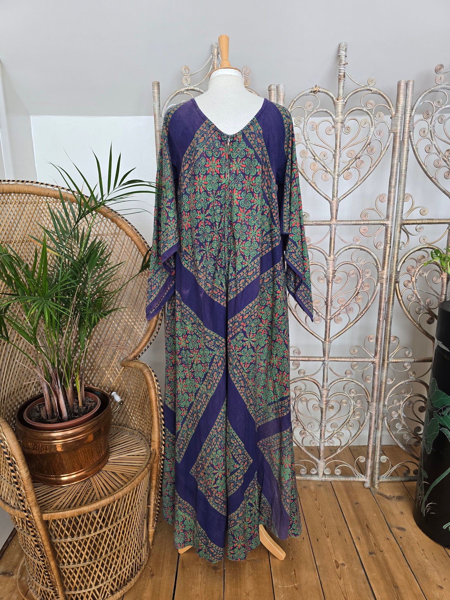 Vintage indian maxi dress
