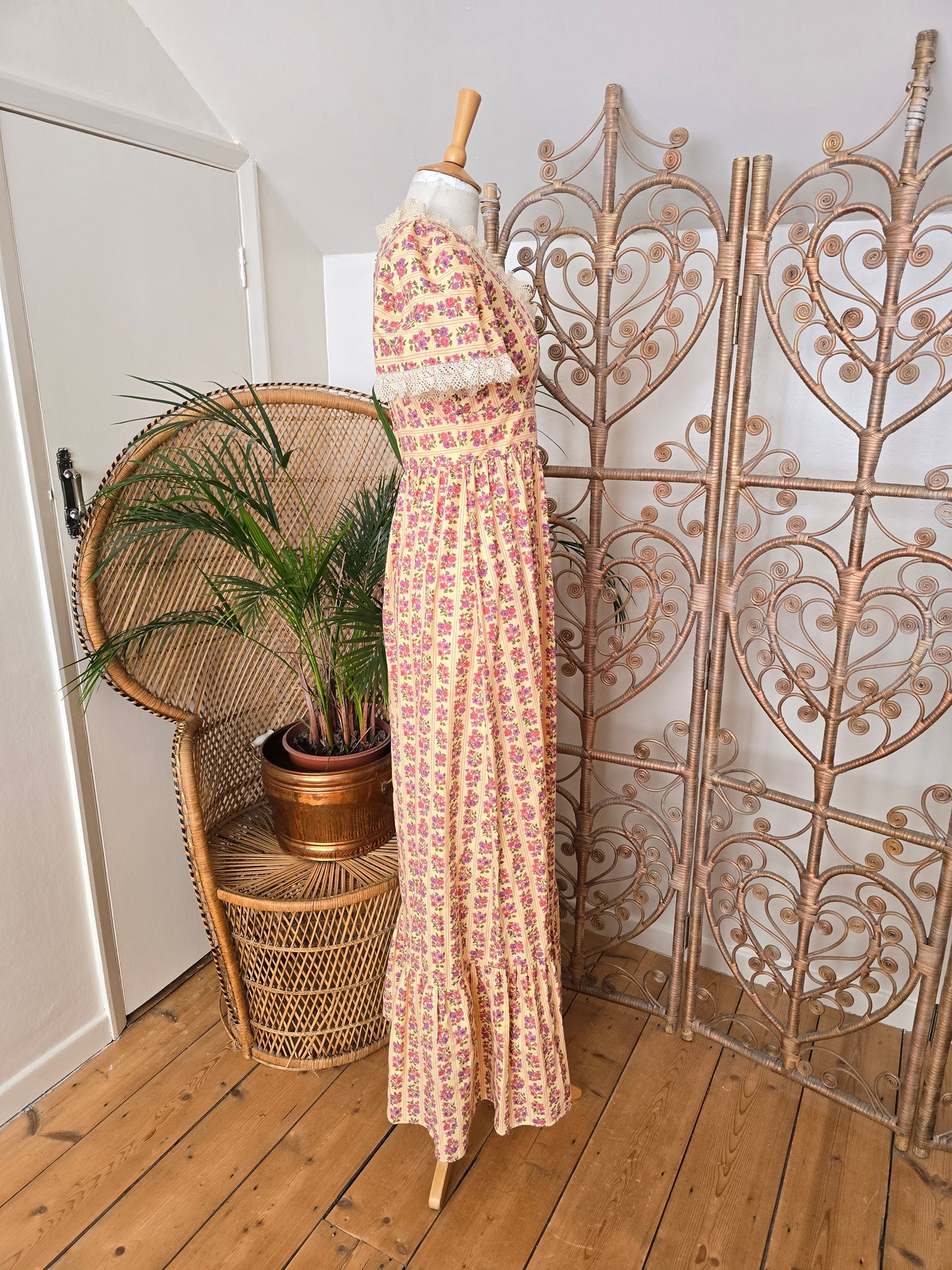 Vintage 70s Samuel Sherman maxi dress