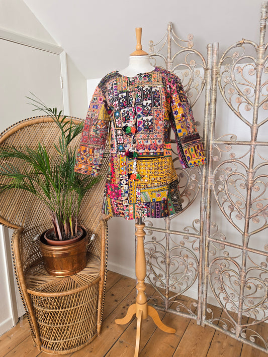 Vintage embroidered ethnic jacket