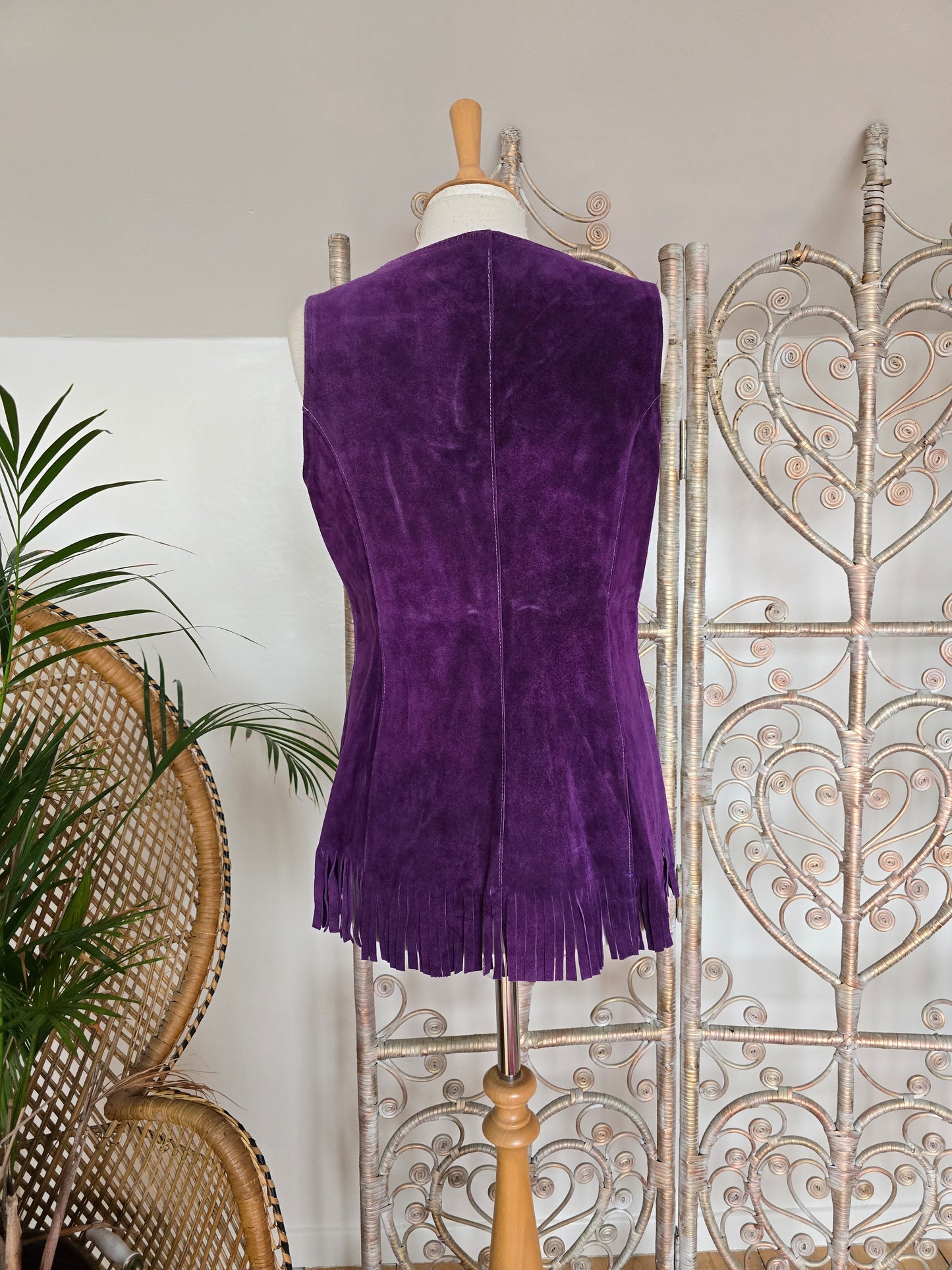 Vintage suede tunic