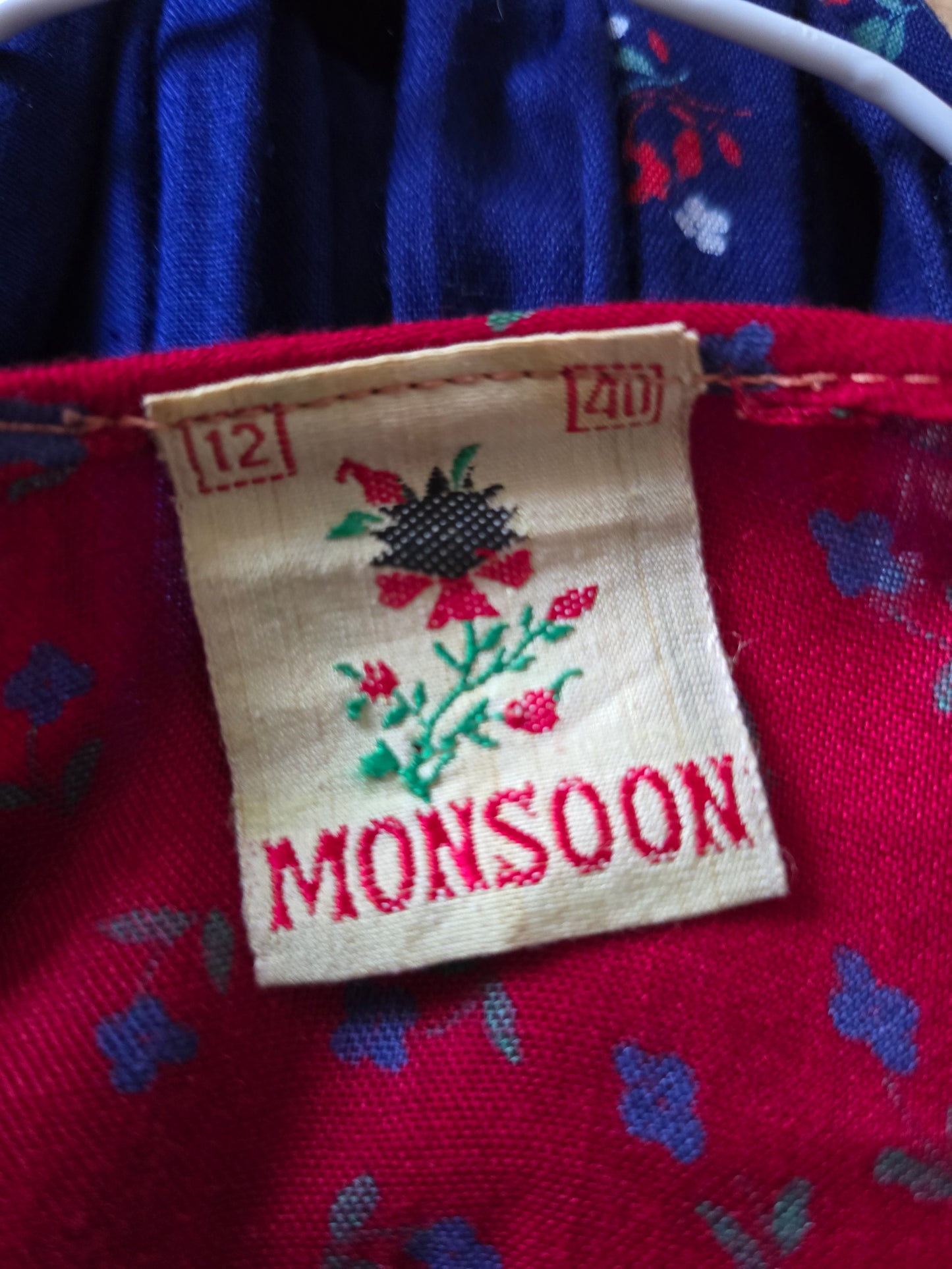 Vintage Janet Wood Monsoon Afghan dress