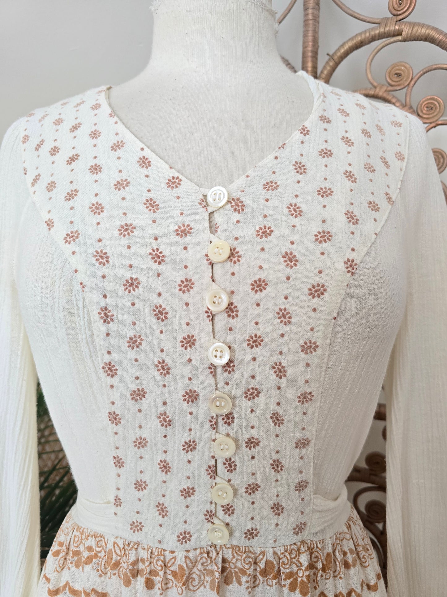 Vintage cheesecloth dress