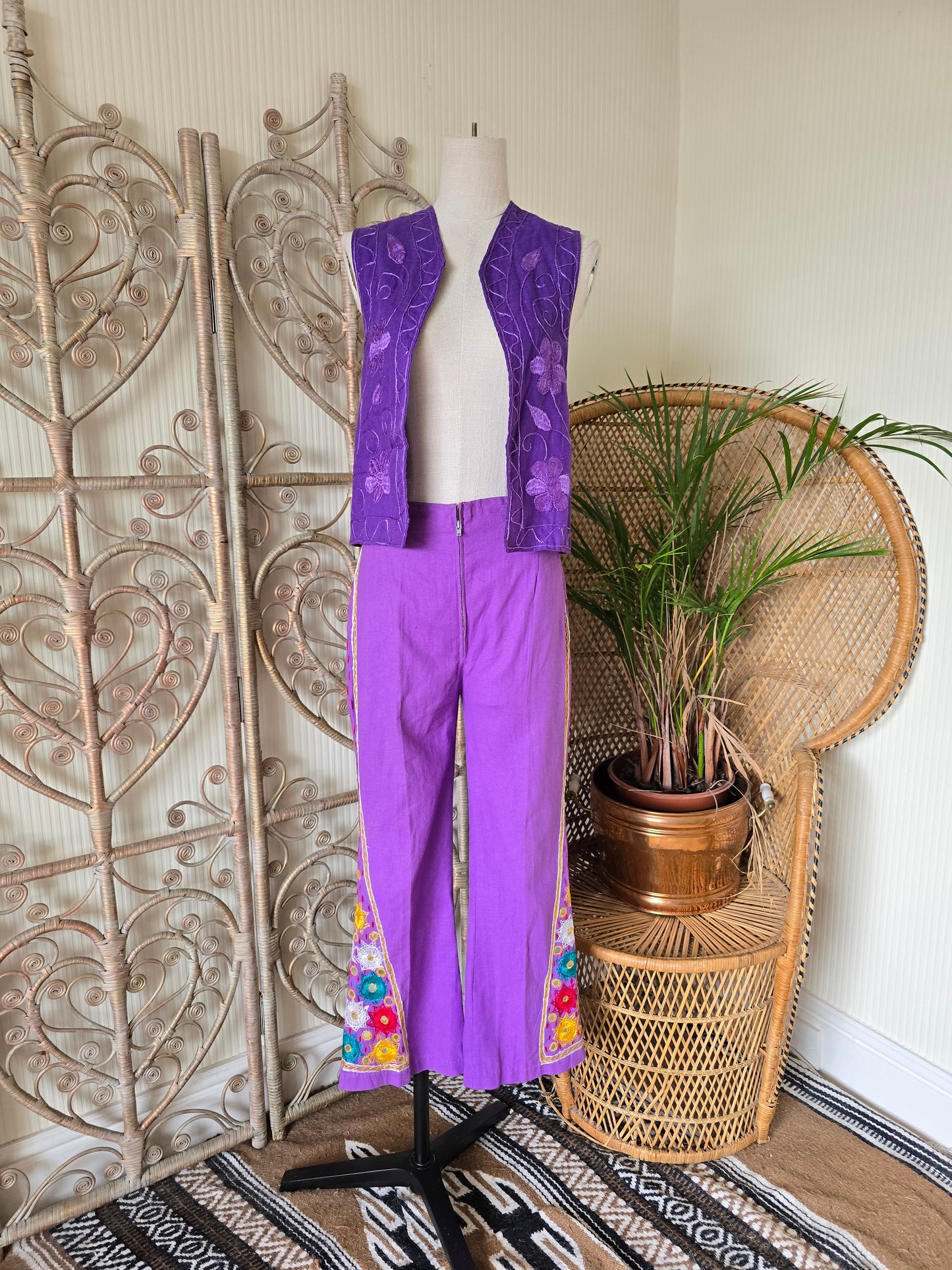 Vintage flares 60s 70s trousers