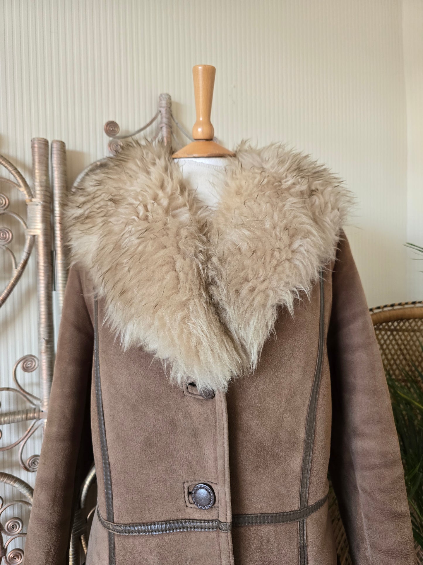Vintage sheepskin coat